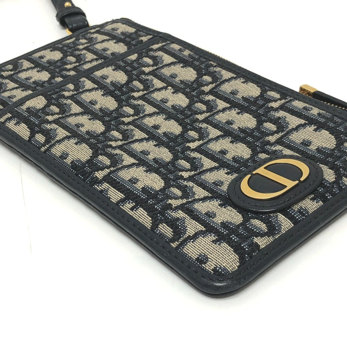 Christian Dior Navy Cloth Shoulder Bag (Pre-Owned)
