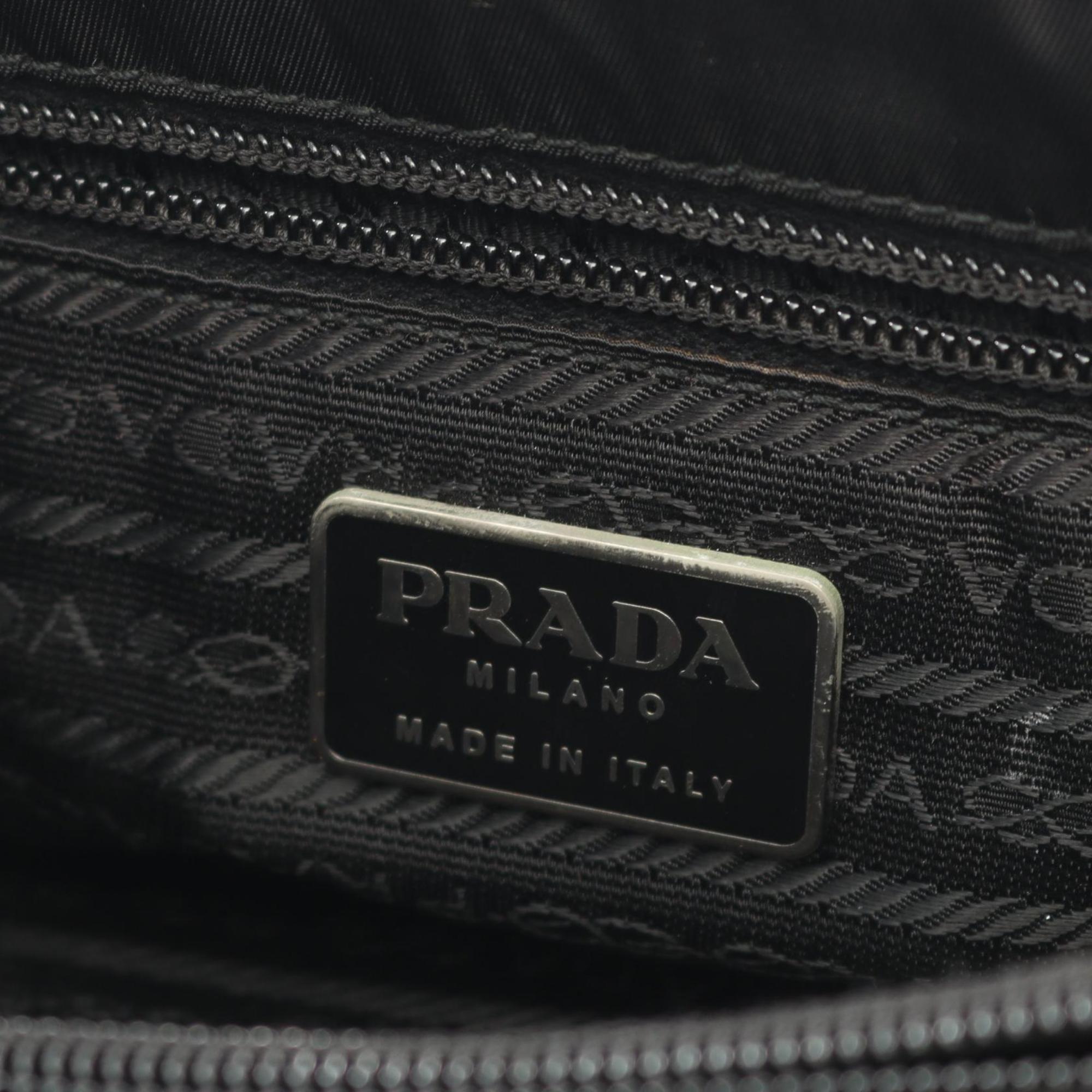 Prada Black Nylon Handbag (Pre-Owned)