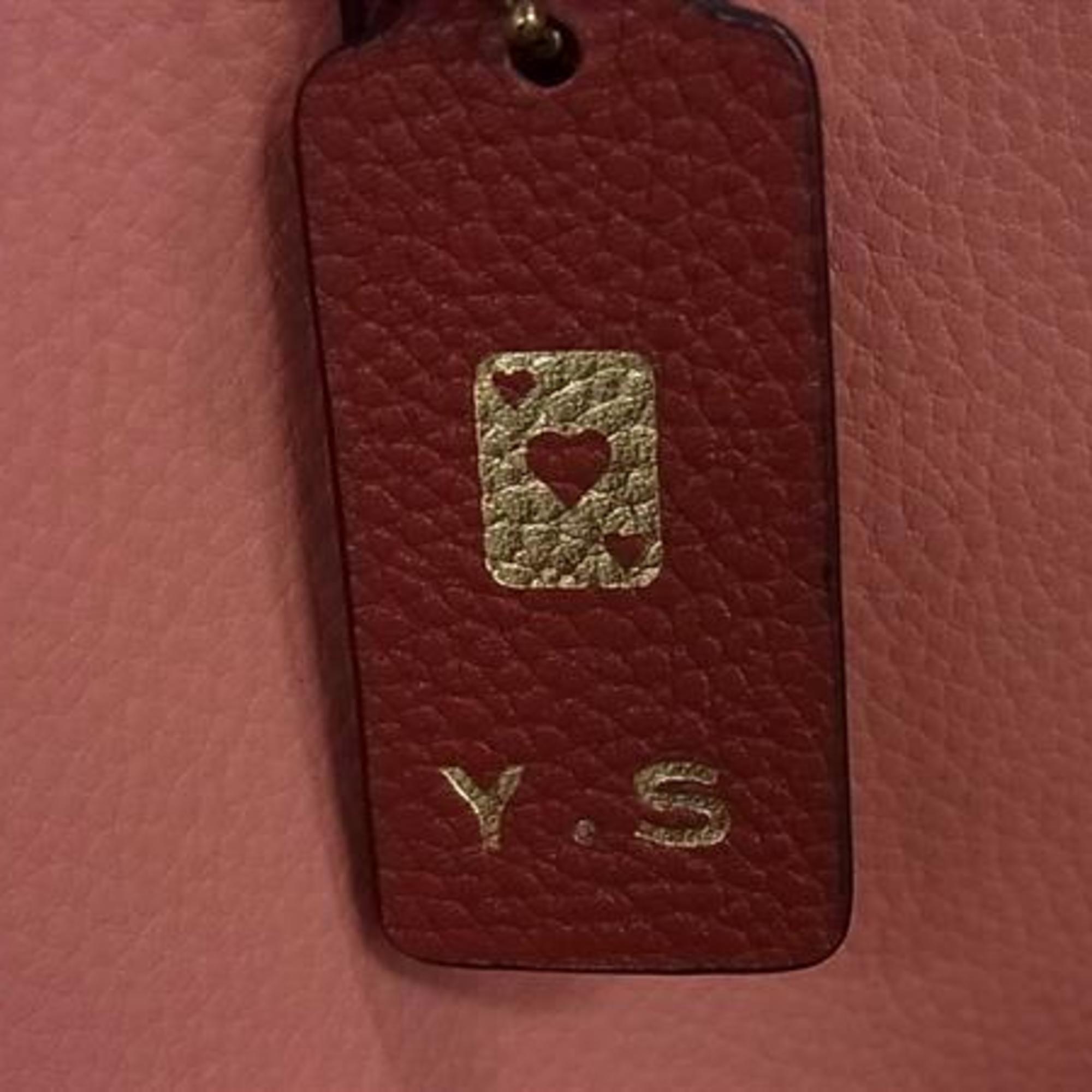 Coach Pink Leather Handbag Shoulder Bag (Pre-Owned)
