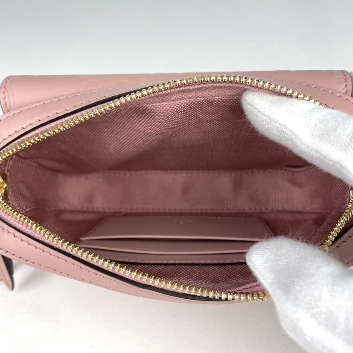 Gucci Pink Leather Shoulder Bag (Pre-Owned)
