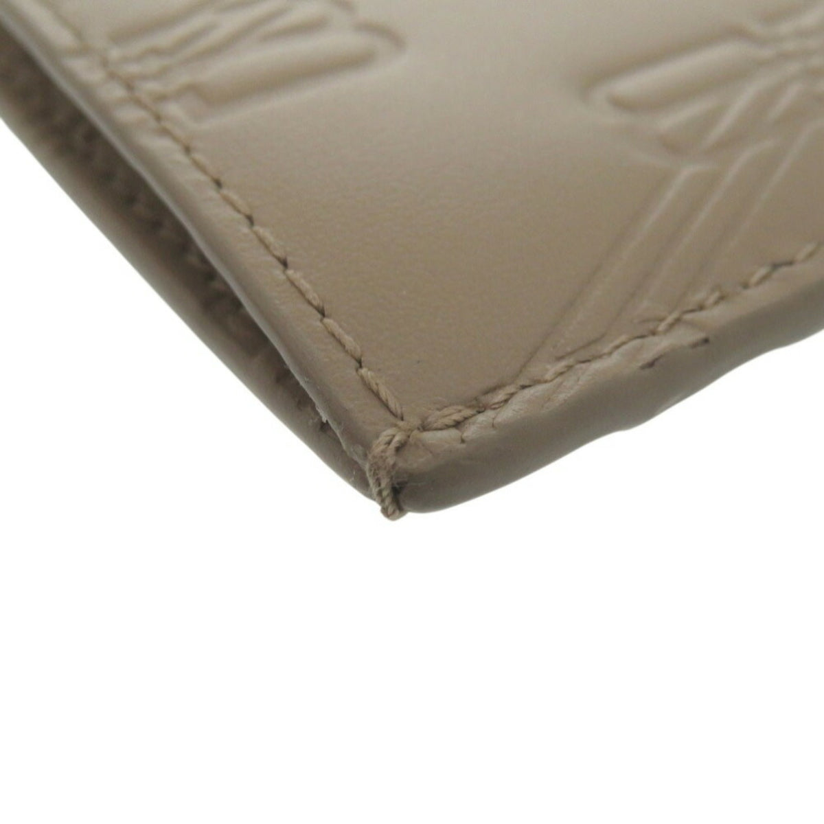 Balenciaga Beige Leather Coin Purse/Coin Case (Pre-Owned)