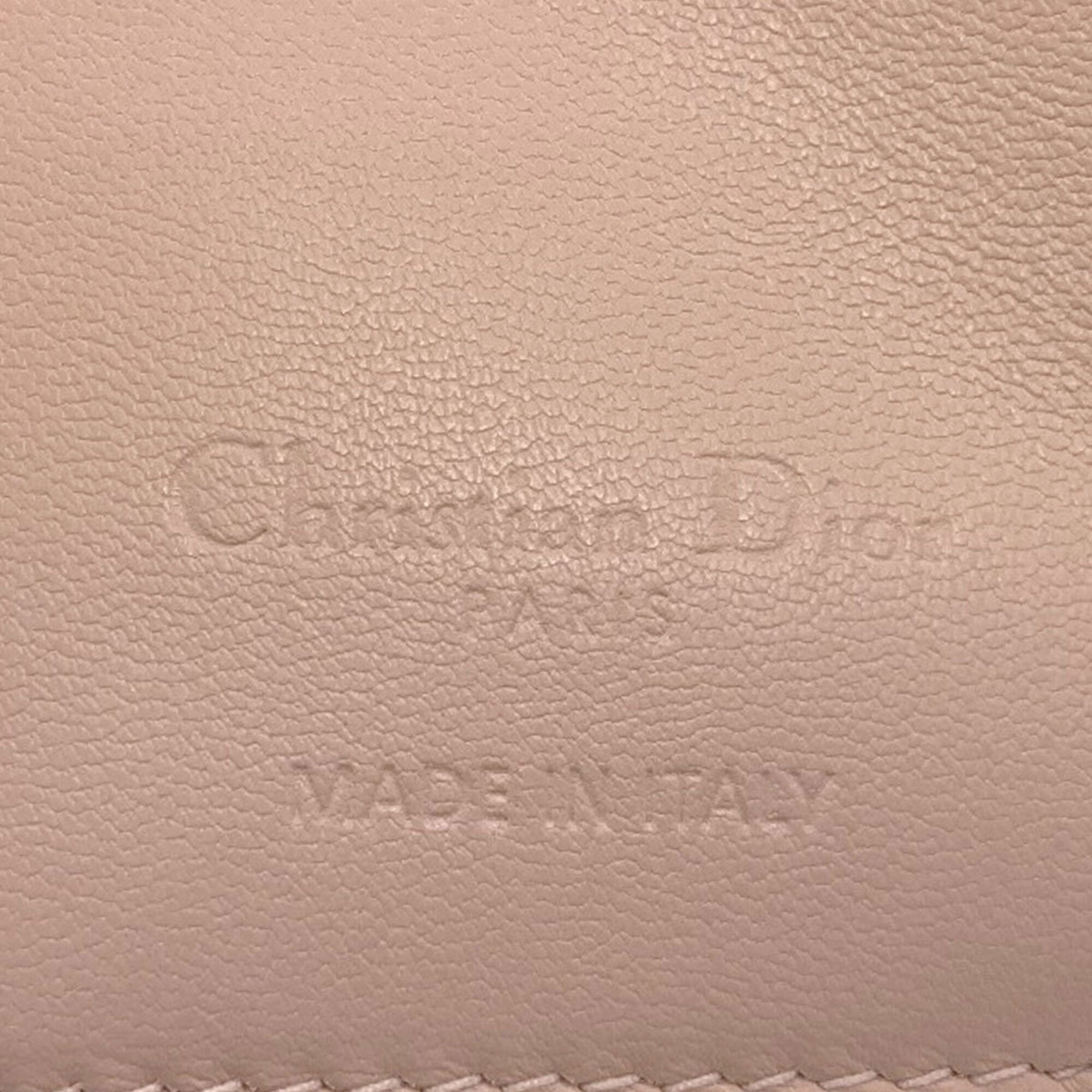 Christian Dior Pink Patent Leather Wallet (Bi-Fold) (Pre-Owned)