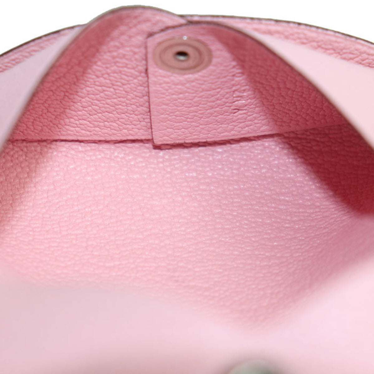 Hermes Pink Chevre Leather Coin Purse/Coin Case (Pre-Owned)