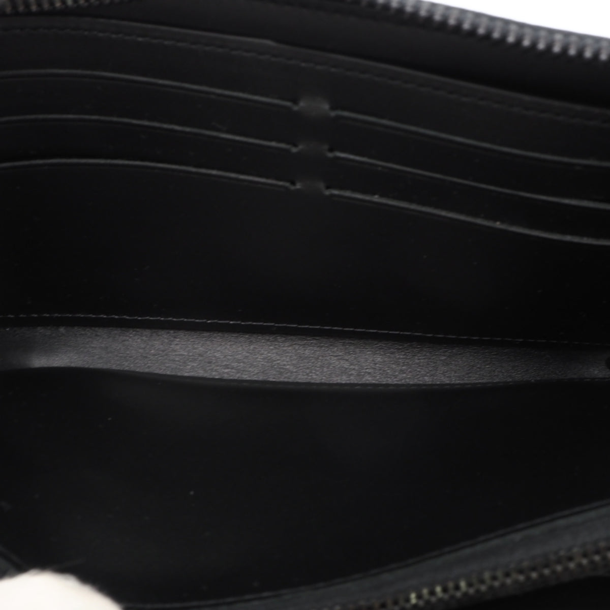 Louis Vuitton Monogram Black Coated Canvas Long Wallet (Bi-Fold) (Pre-Owned)