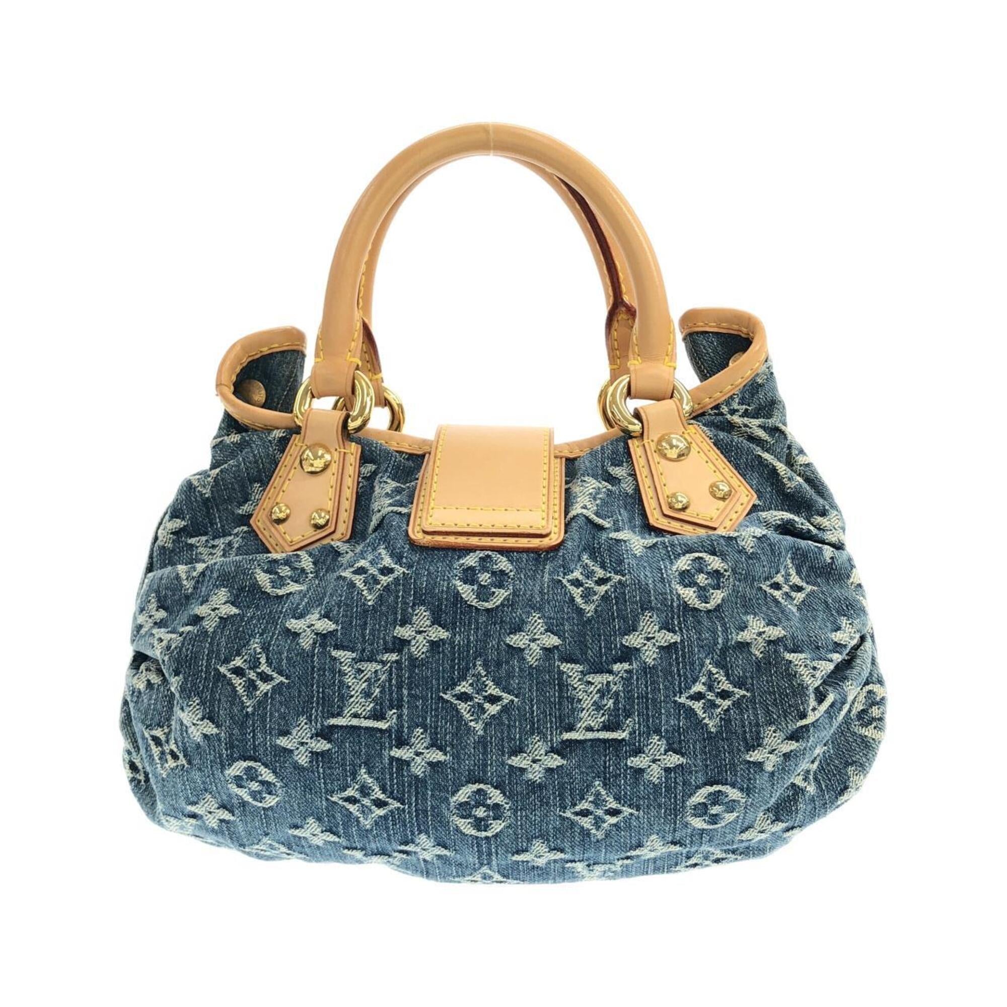 Louis Vuitton Monogram Denim Blue Monogram Denim Handbag (Pre-Owned)