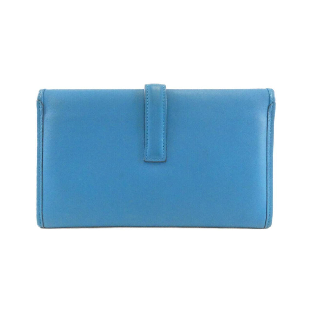 Hermes Blue Swift Leather Long Wallet (Bi-Fold) (Pre-Owned)