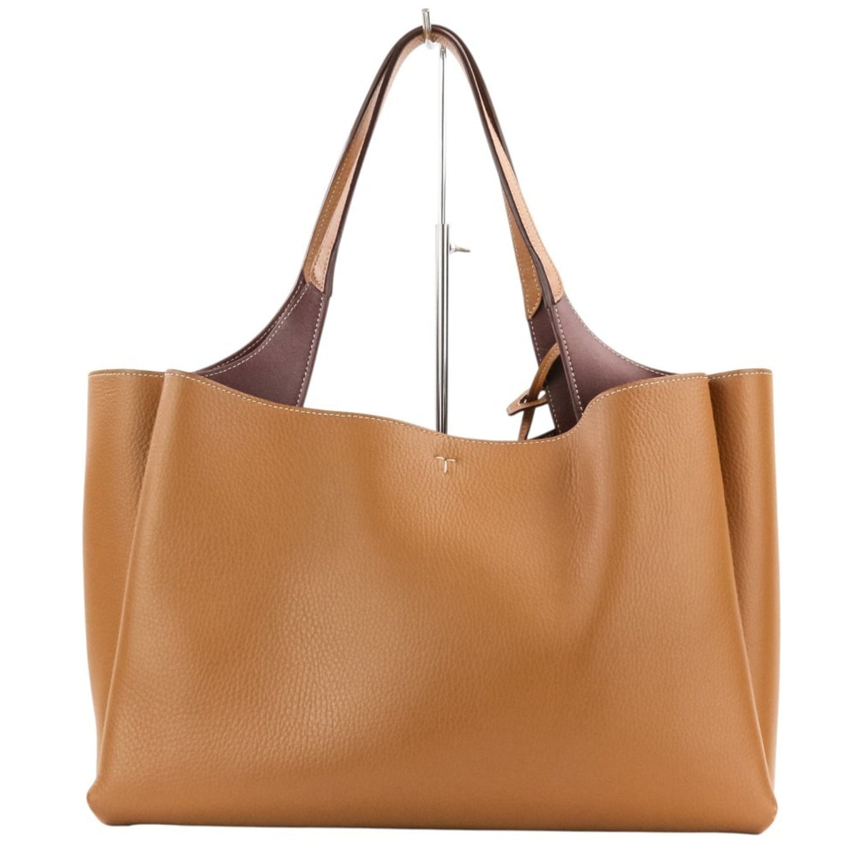 Tod's Brown Leather Shoulder Bag Tote Bag (Pre-Owned)
