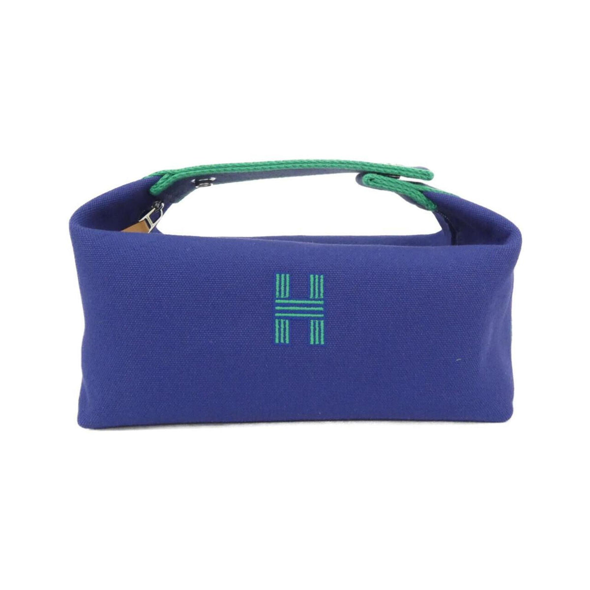 Hermes Blue Canvas Handbag Pouch (Pre-Owned)