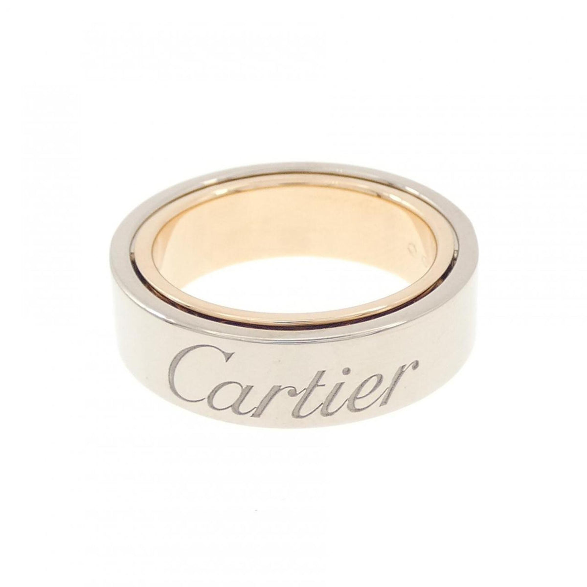 Cartier Pink Gold (18K) White Gold (18K) Band Ring (Pre-Owned)