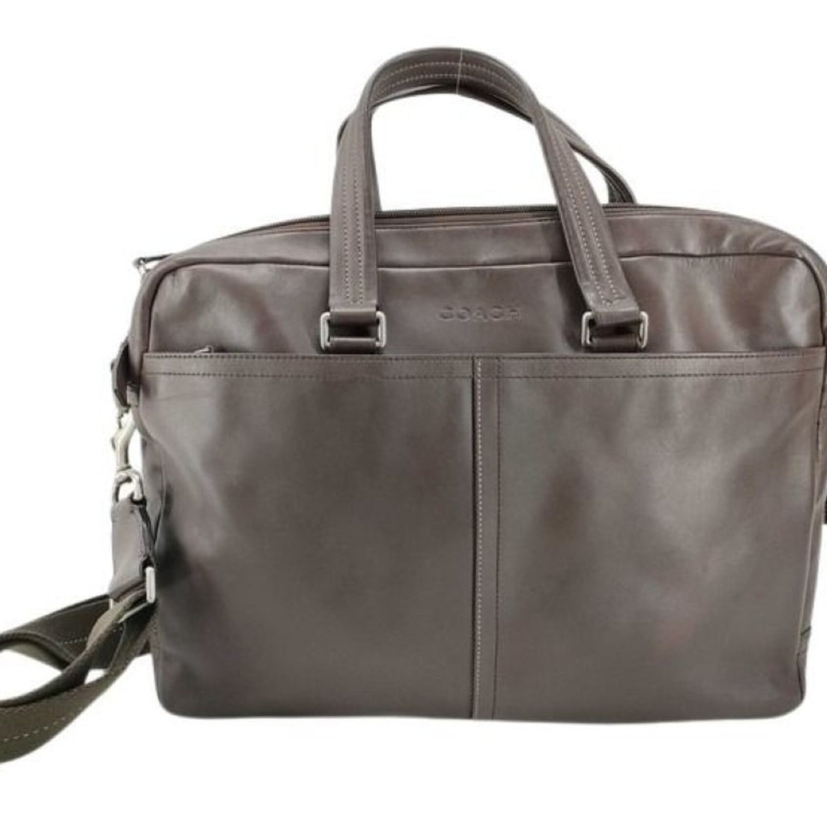 Coach Legacy Dark Brown Leather Briefcase (Pre-Owned)