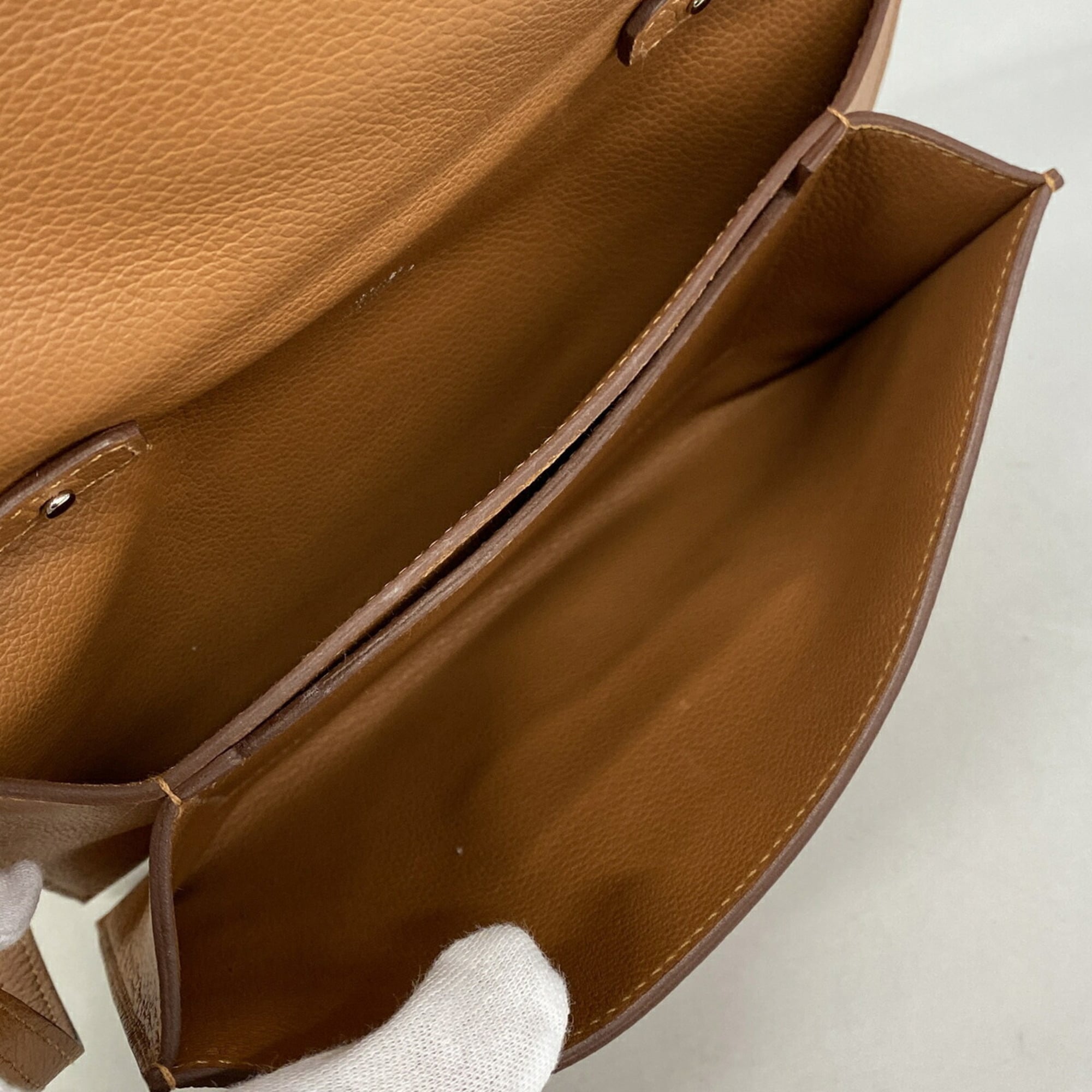 Hermes Blue Nuit Gold Rose Azalee Shoulder Bag (Pre-Owned)