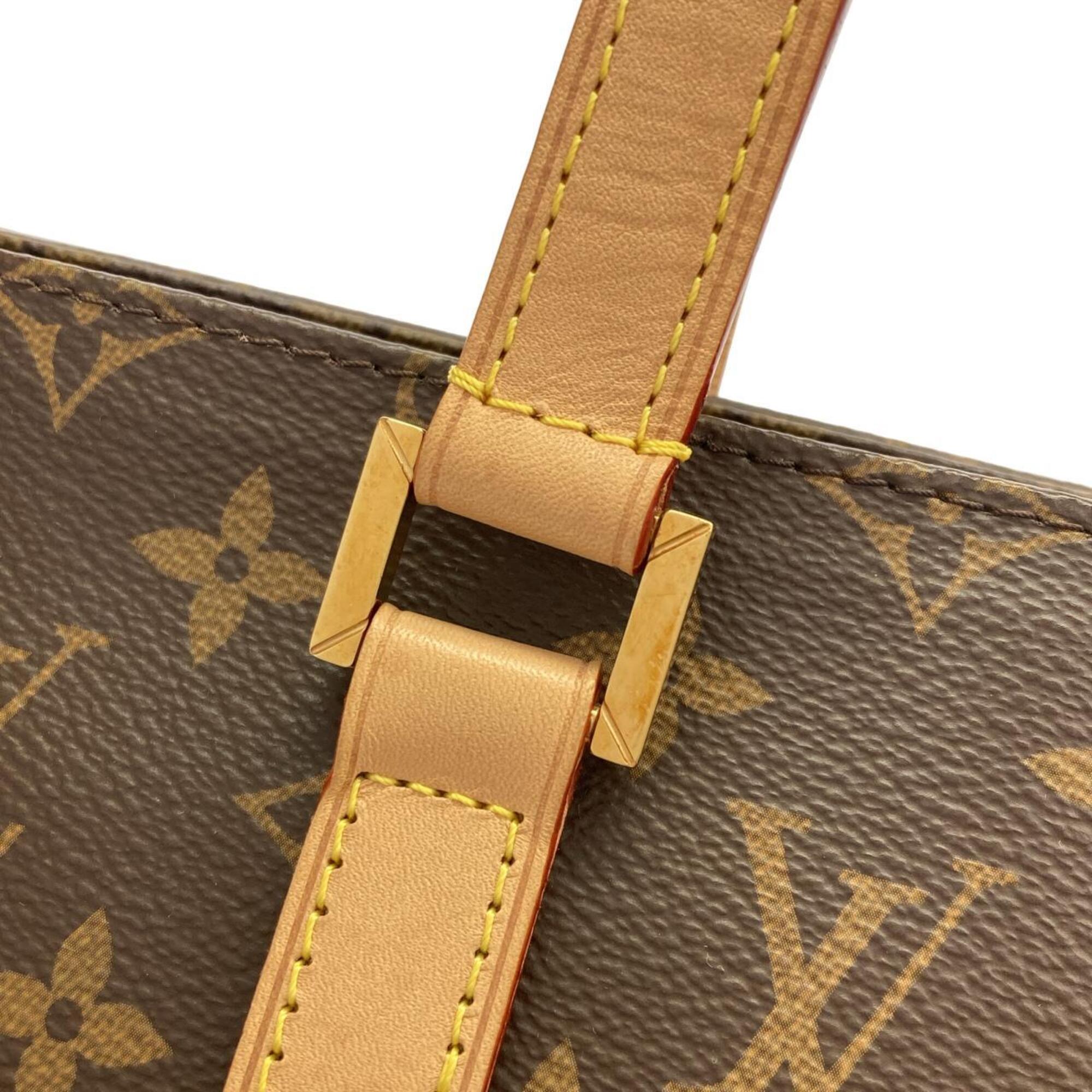 Louis Vuitton Marron Coated Canvas Shoulder Bag (Pre-Owned)