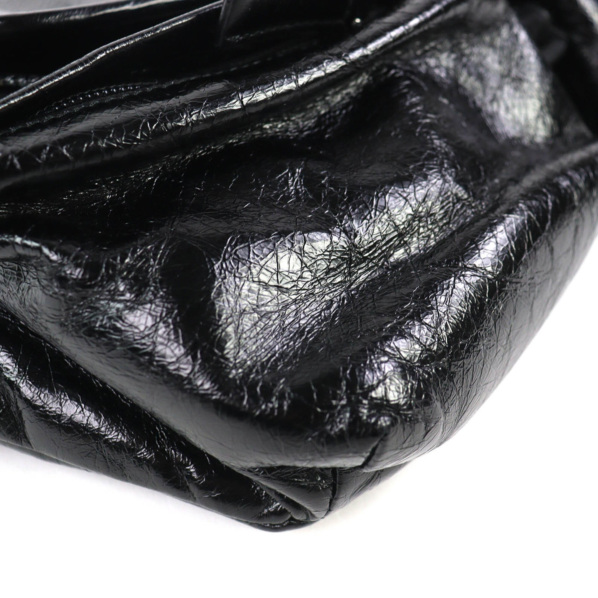 Prada Black Leather Shoulder Bag Sling Bag (Pre-Owned)