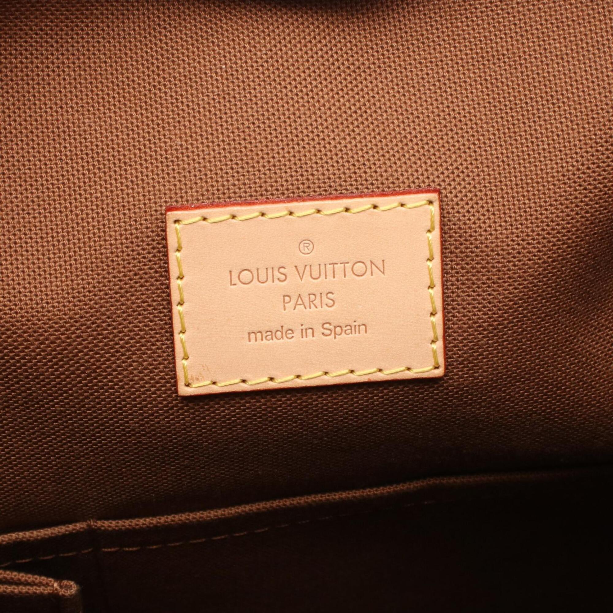 Louis Vuitton Brown Monogram Coated Canvas Handbag Shoulder Bag (Pre-Owned)