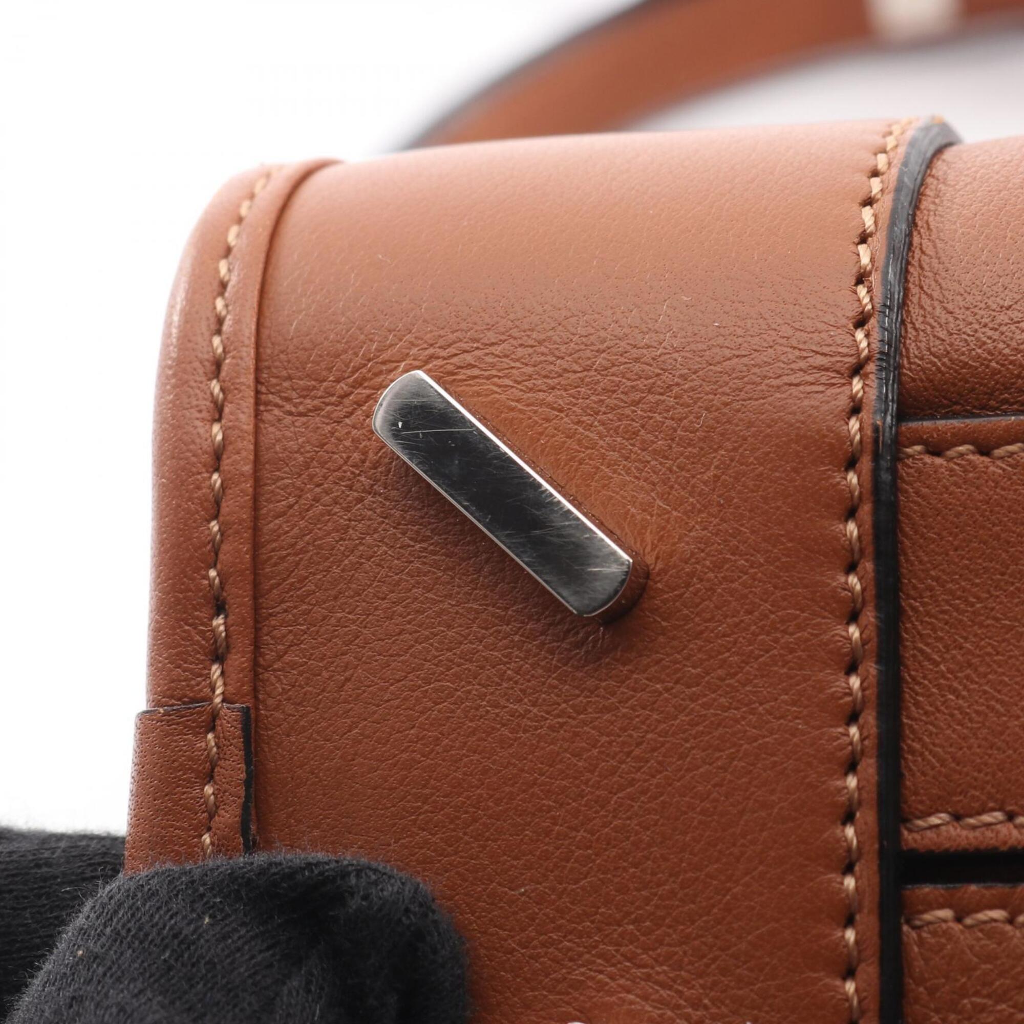 Loewe Brown Leather Handbag (Pre-Owned)
