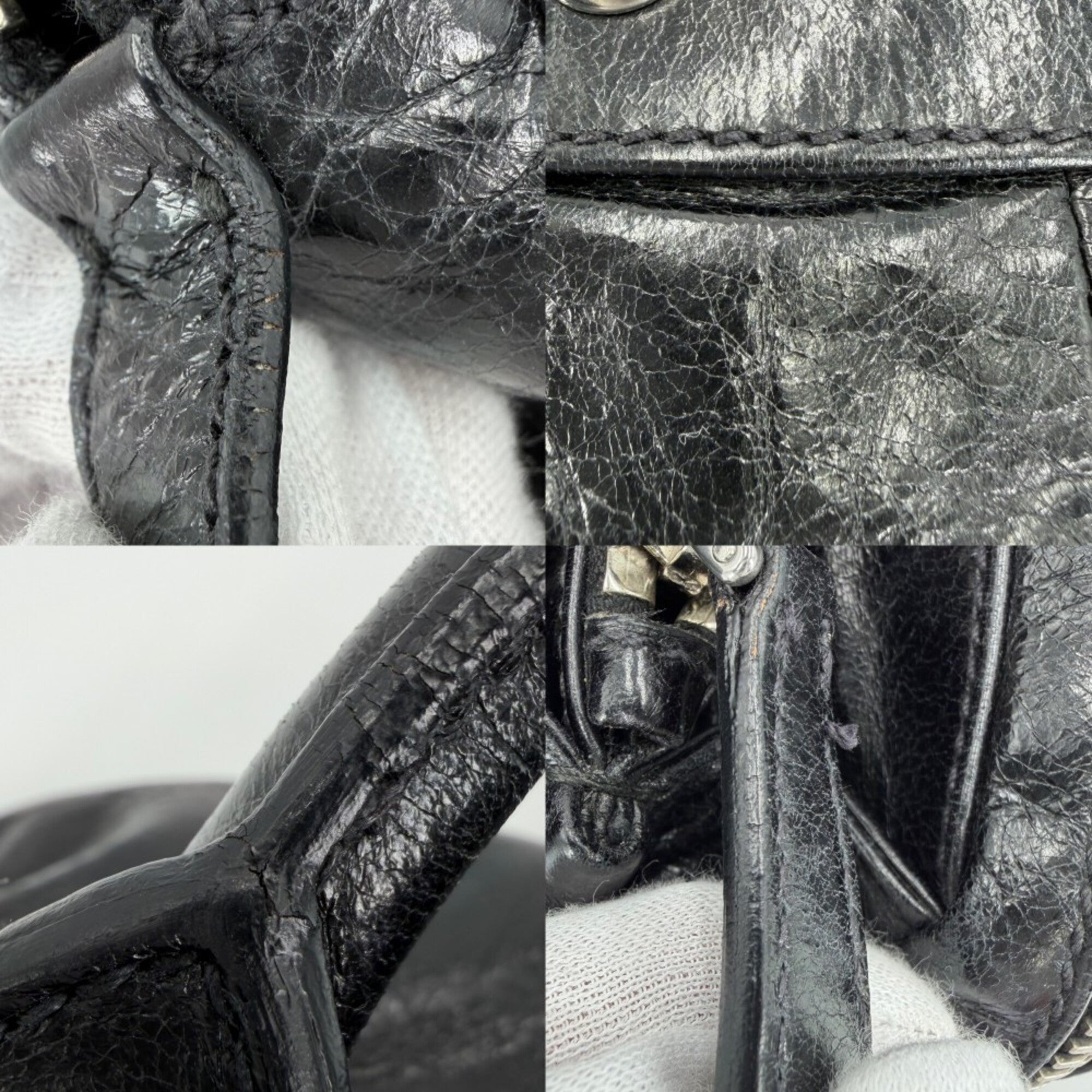 Miu Miu Black Leather Handbag (Pre-Owned)