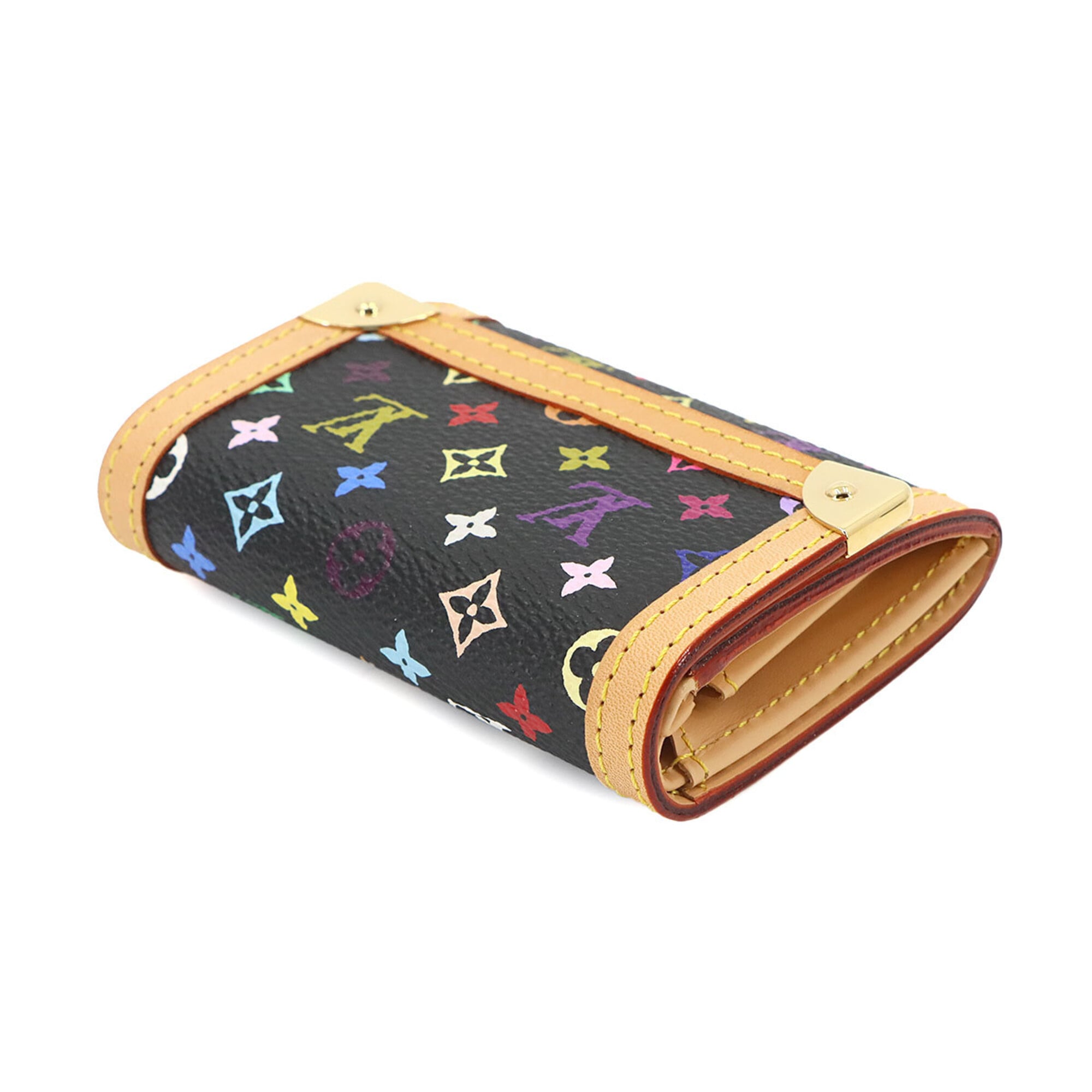 Louis Vuitton Noir Monogram Multicolore Canvas Coin Purse/Coin Case (Pre-Owned)