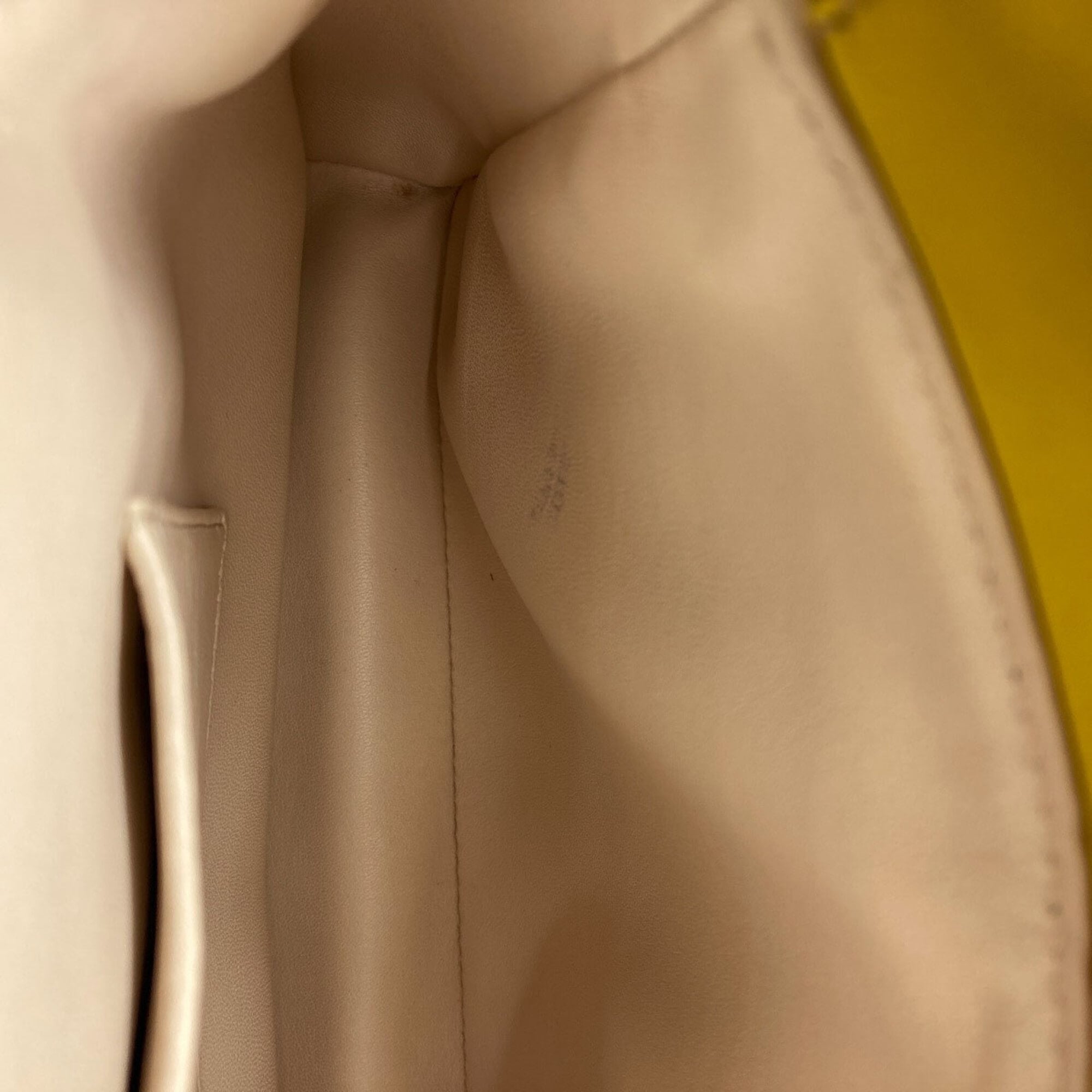 Fendi Blue Yellow Leather Handbag (Pre-Owned)