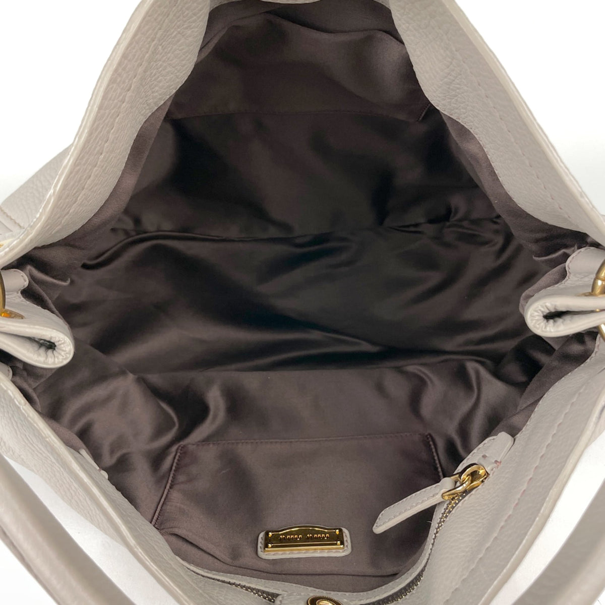 Miu Miu Beige Leather Shoulder Bag (Pre-Owned)