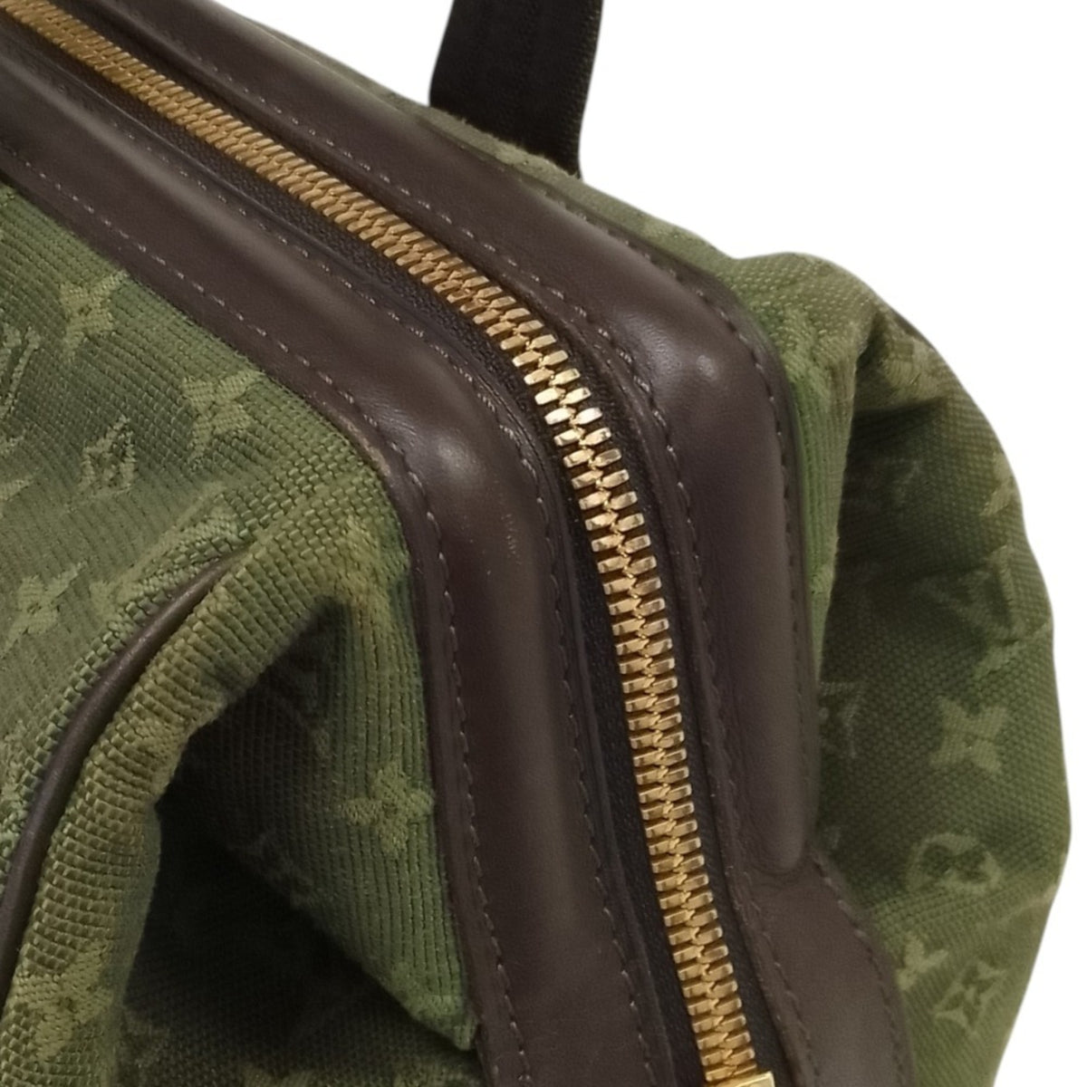Louis Vuitton Brown Khaki Boston Bag (Pre-Owned)
