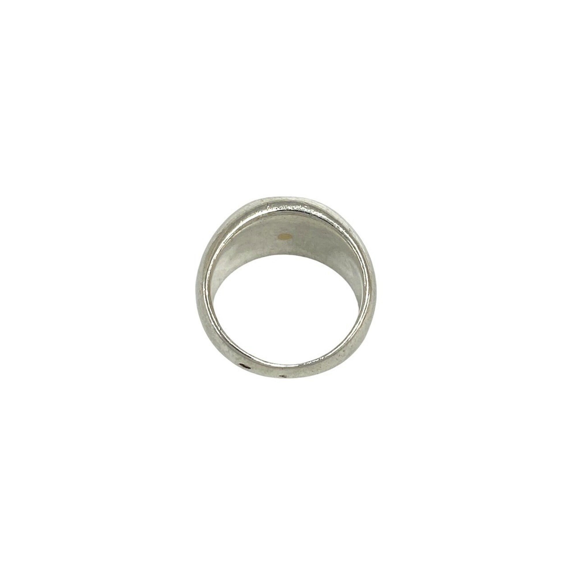 Hermes Gold Silver Yellow Gold (18K) Silver 925 Band Ring (Pre-Owned)