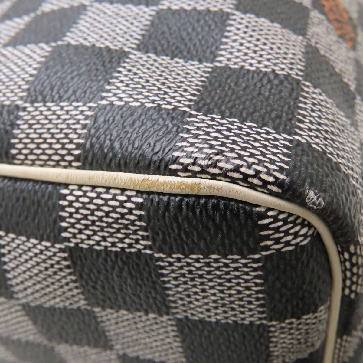 Louis Vuitton Damier Multi-Color Noir Damier Canvas Leather Handbag (Pre-Owned)