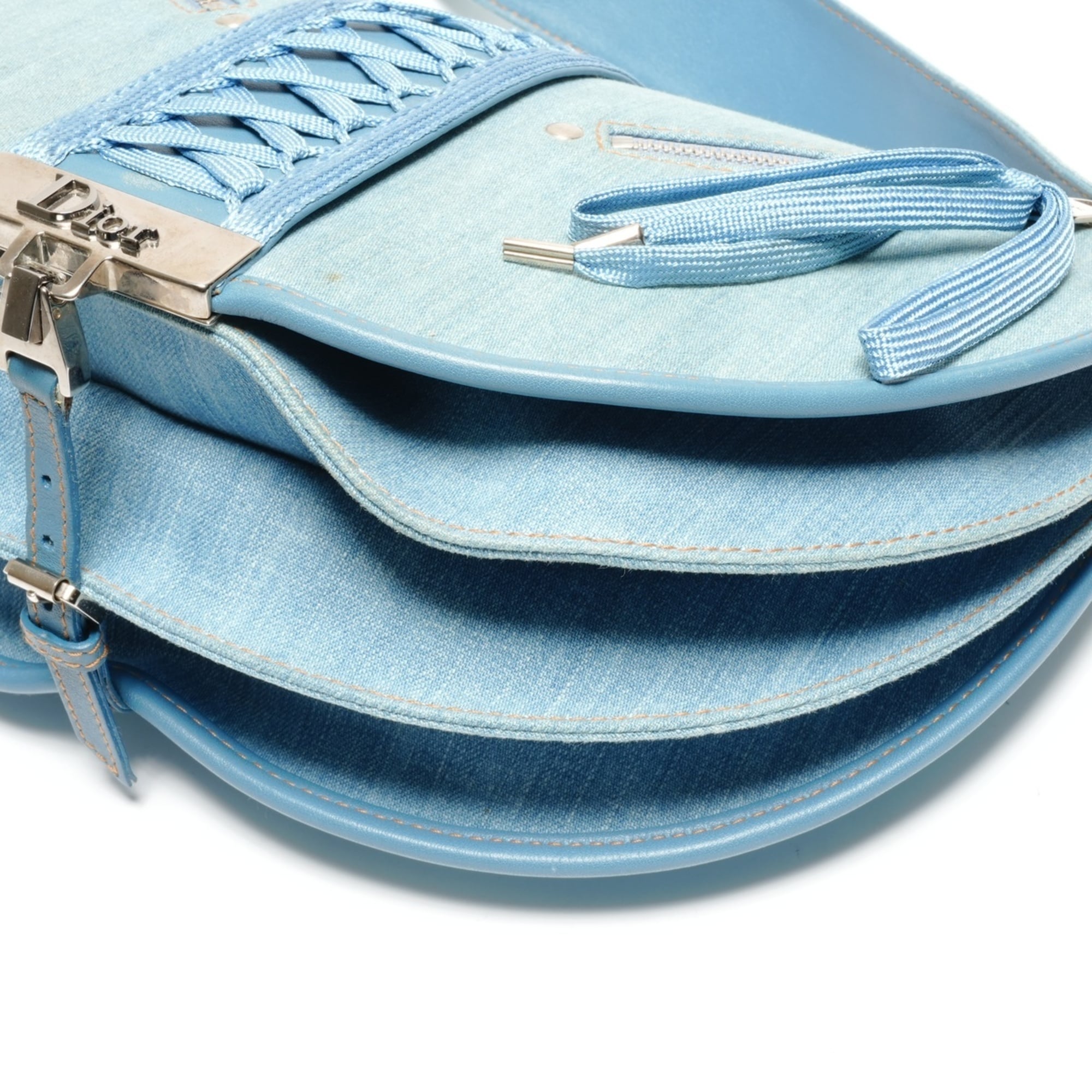 Christian Dior Blue Shoulder Bag (Pre-Owned)