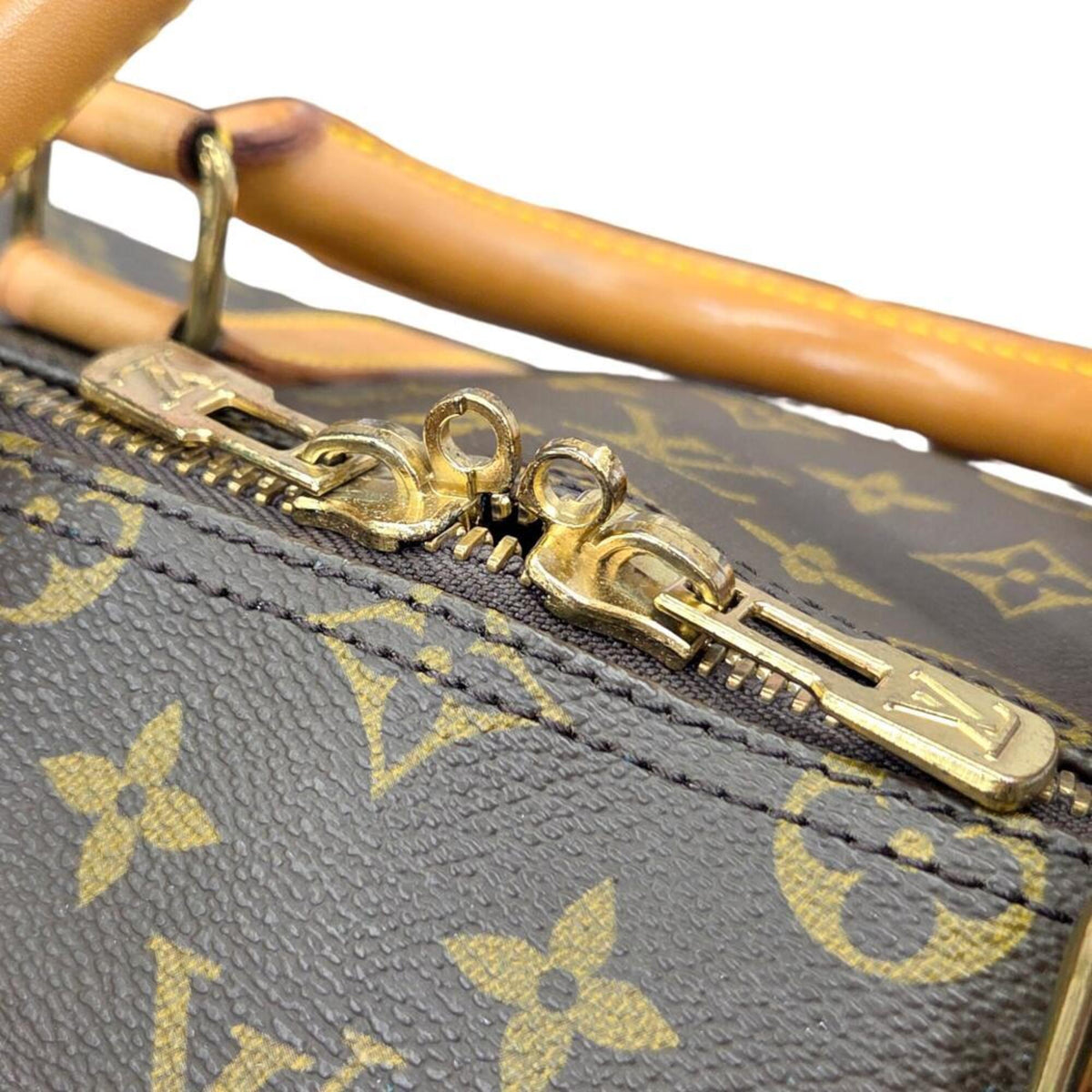Louis Vuitton Monogram Brown Monogram Boston Bag Handbag (Pre-Owned)