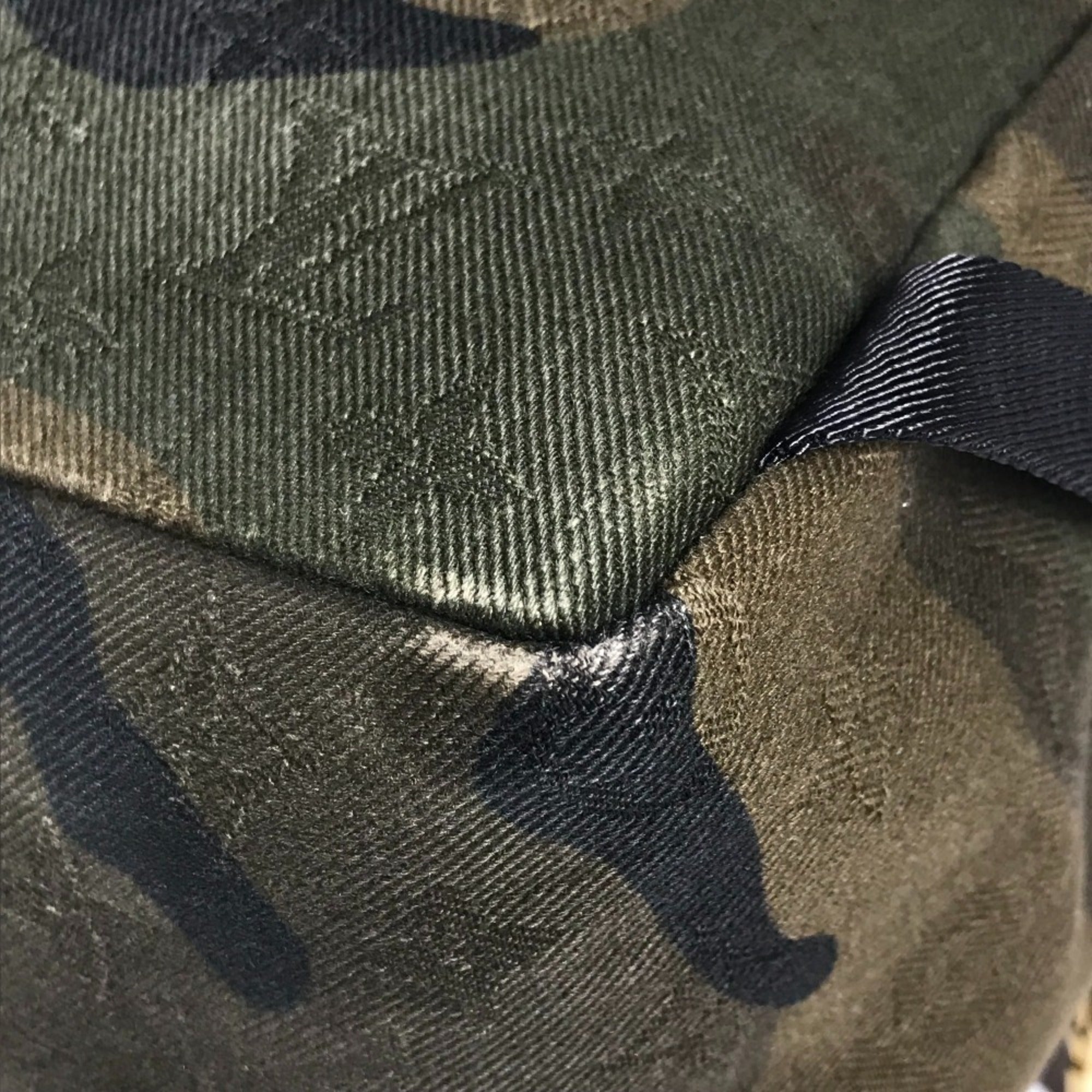 Louis Vuitton Camouflage Green Canvas Backpack (Pre-Owned)