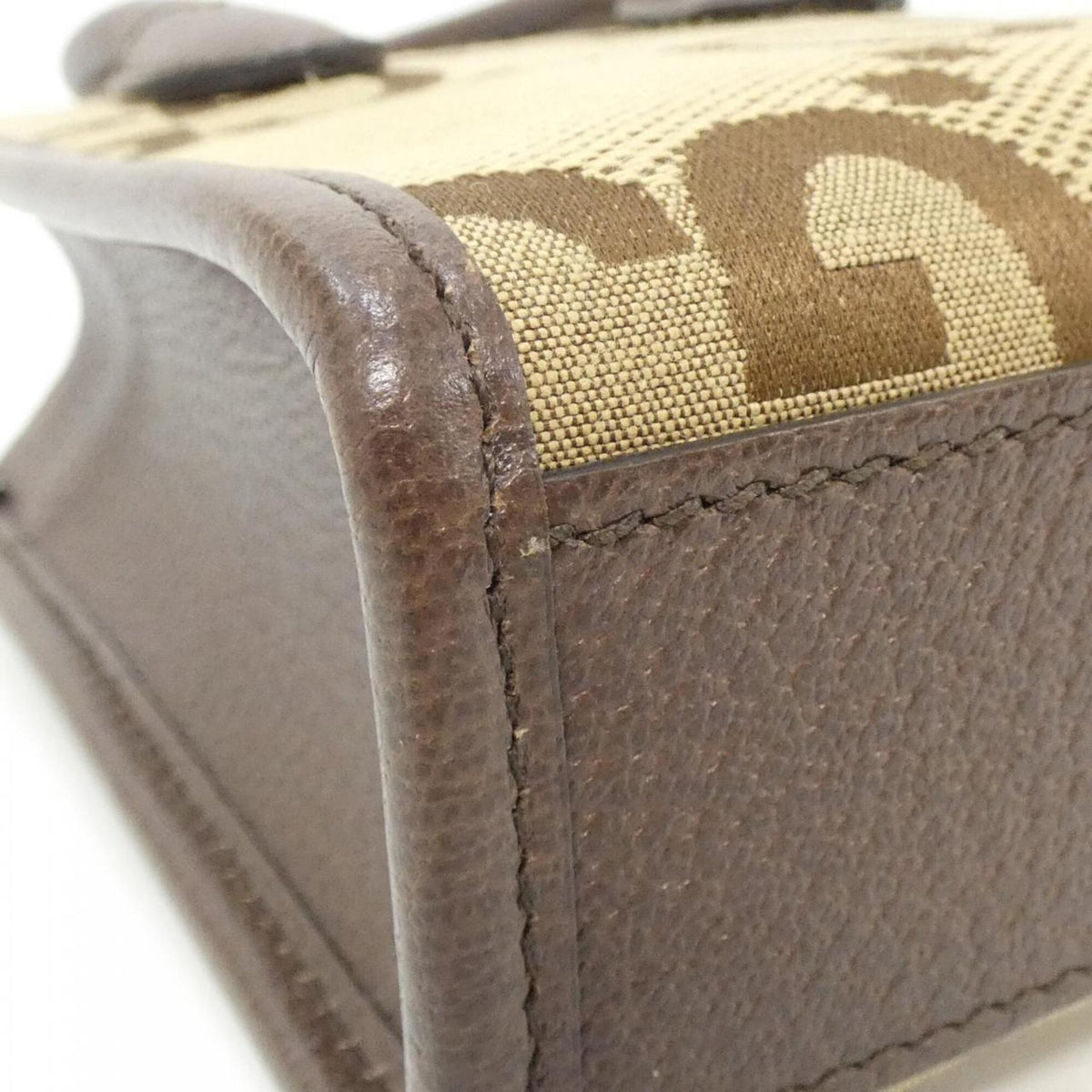 Gucci Gg Canvas Brown Gg Canvas Handbag (Pre-Owned)