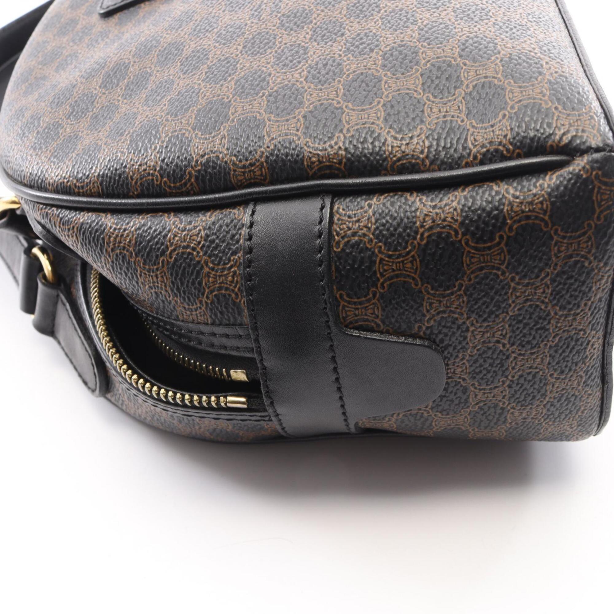 Celine Black Coated Canvas Pvc Leather Handbag (Pre-Owned)