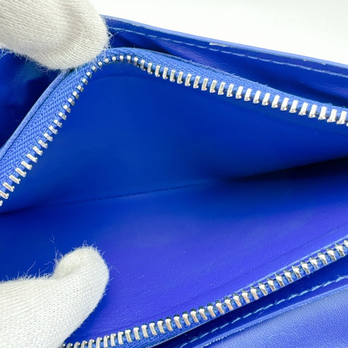 Louis Vuitton Blue Blue Green Leather Long Wallet (Bi-Fold) (Pre-Owned)