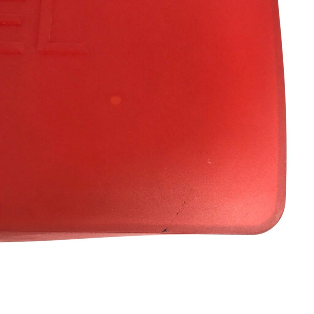 Chanel Red Color Rubber Shoulder Bag Tote Bag (Pre-Owned)