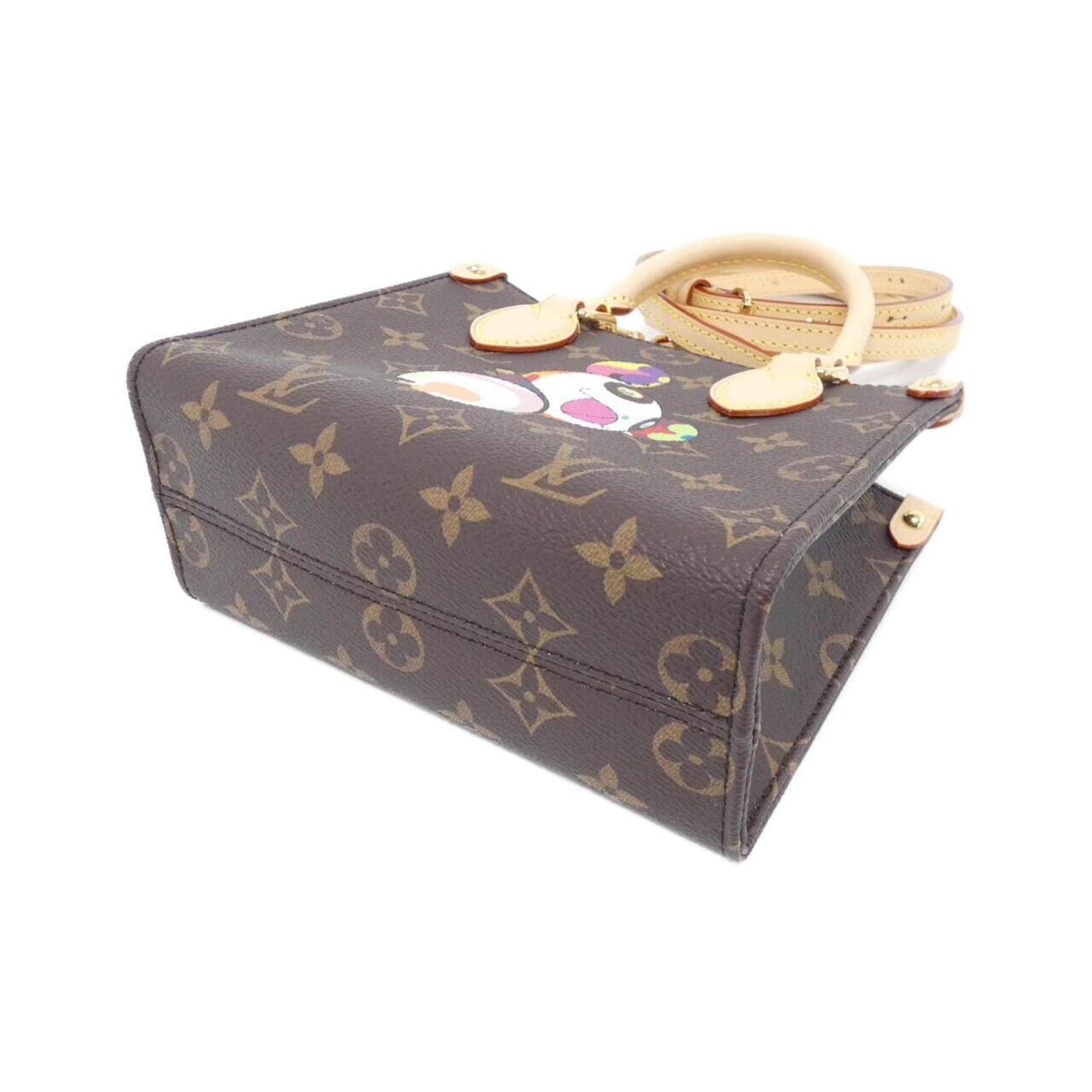 Louis Vuitton Marron Coated Canvas Handbag Shoulder Bag (Pre-Owned)
