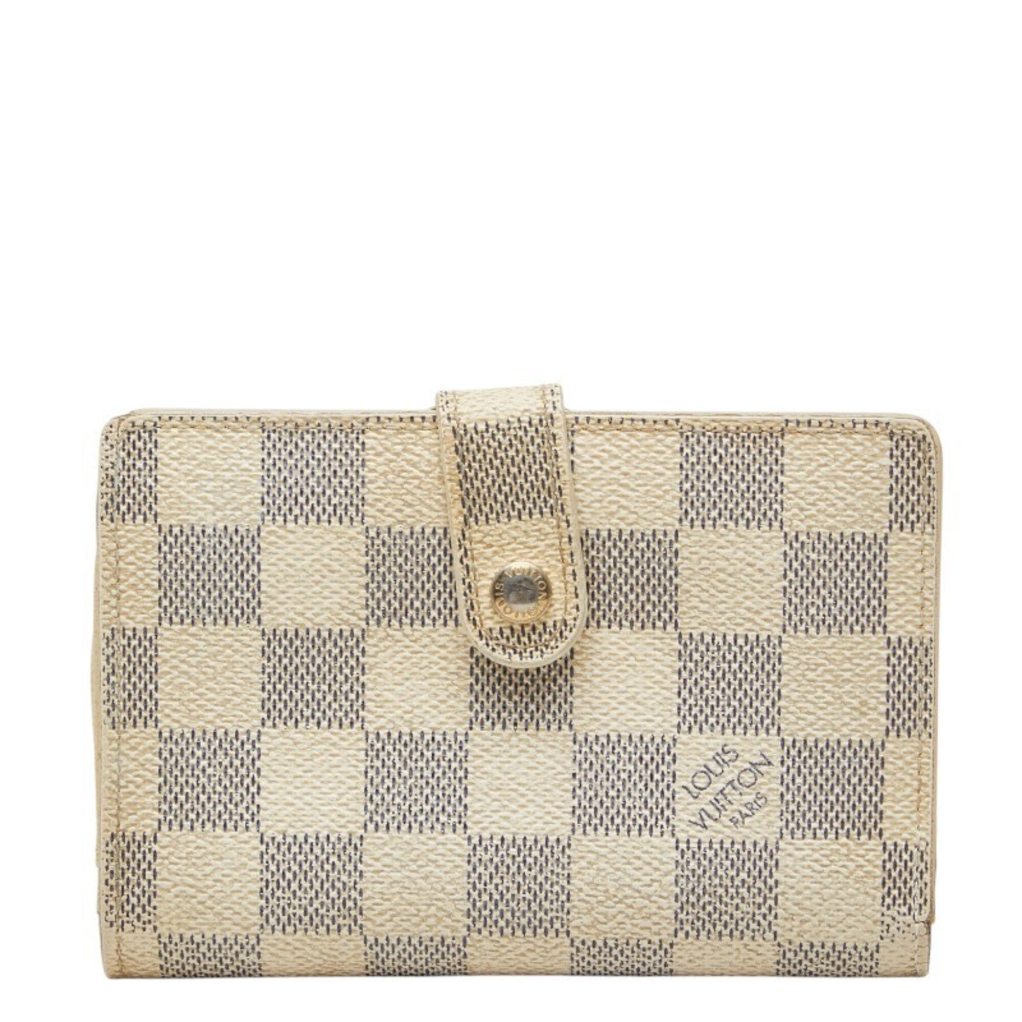 Louis Vuitton White Pvc Leather Wallet (Bi-Fold) (Pre-Owned)