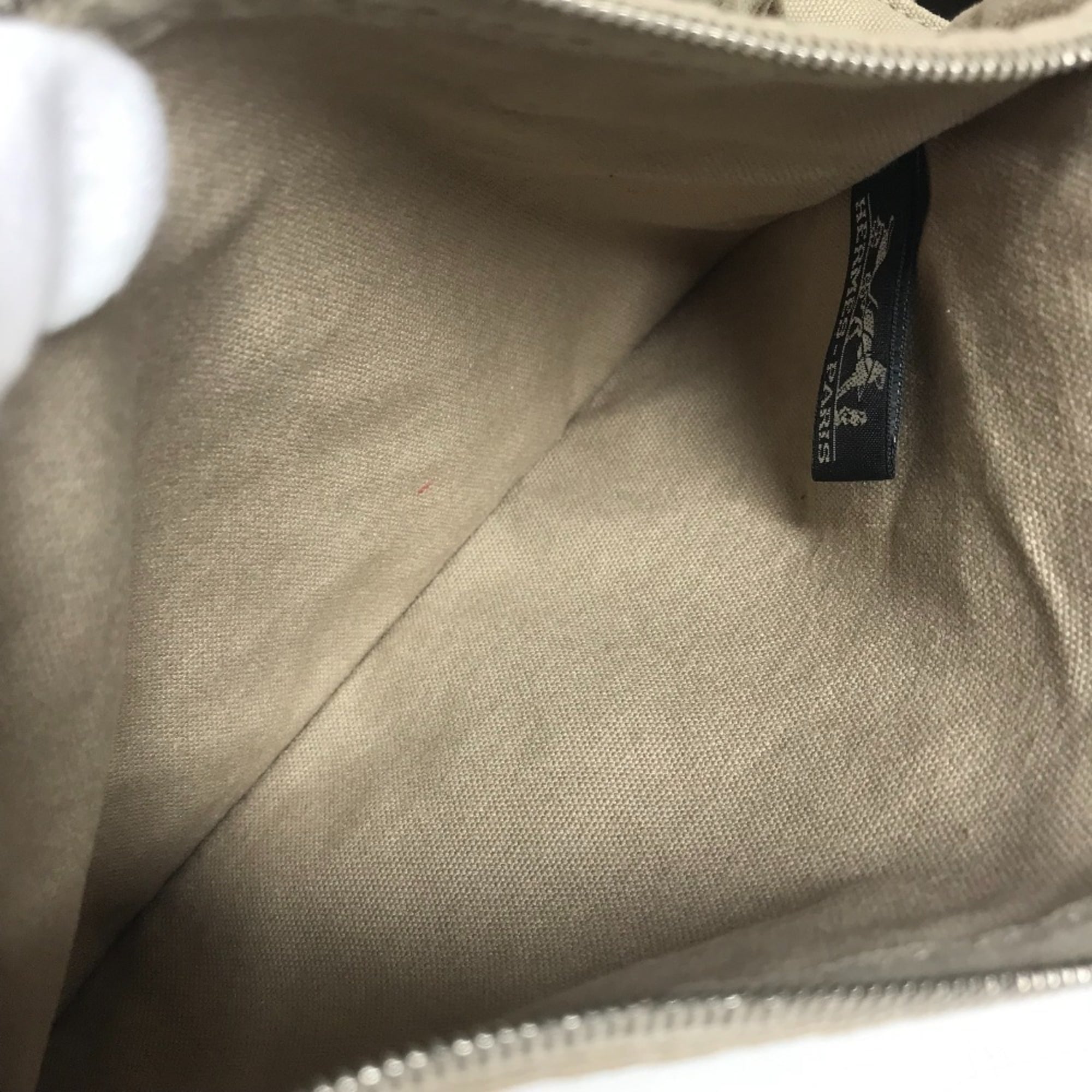 Hermes Beige Handbag Pouch Tote Bag (Pre-Owned)