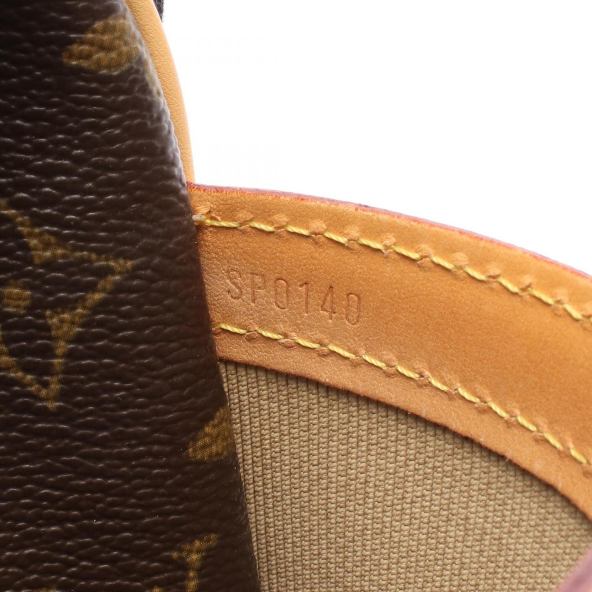 Louis Vuitton Brown Coated Canvas Monogram Pvc Leather Handbag Shoulder Bag (Pre-Owned)