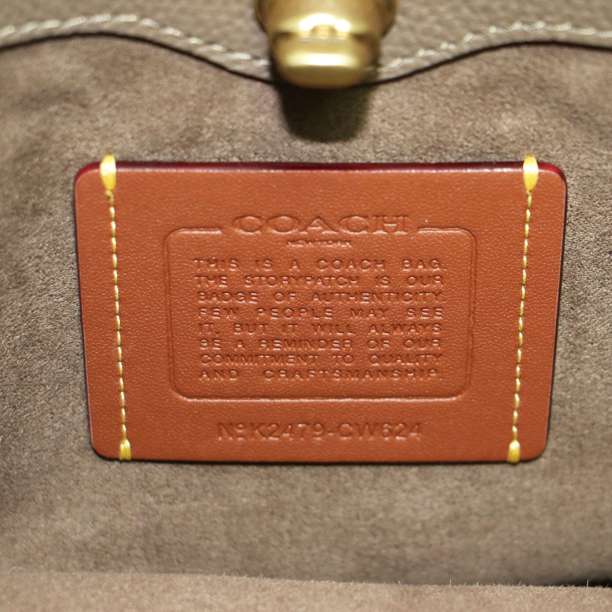Coach Brown Leather Shoulder Bag (Pre-Owned)