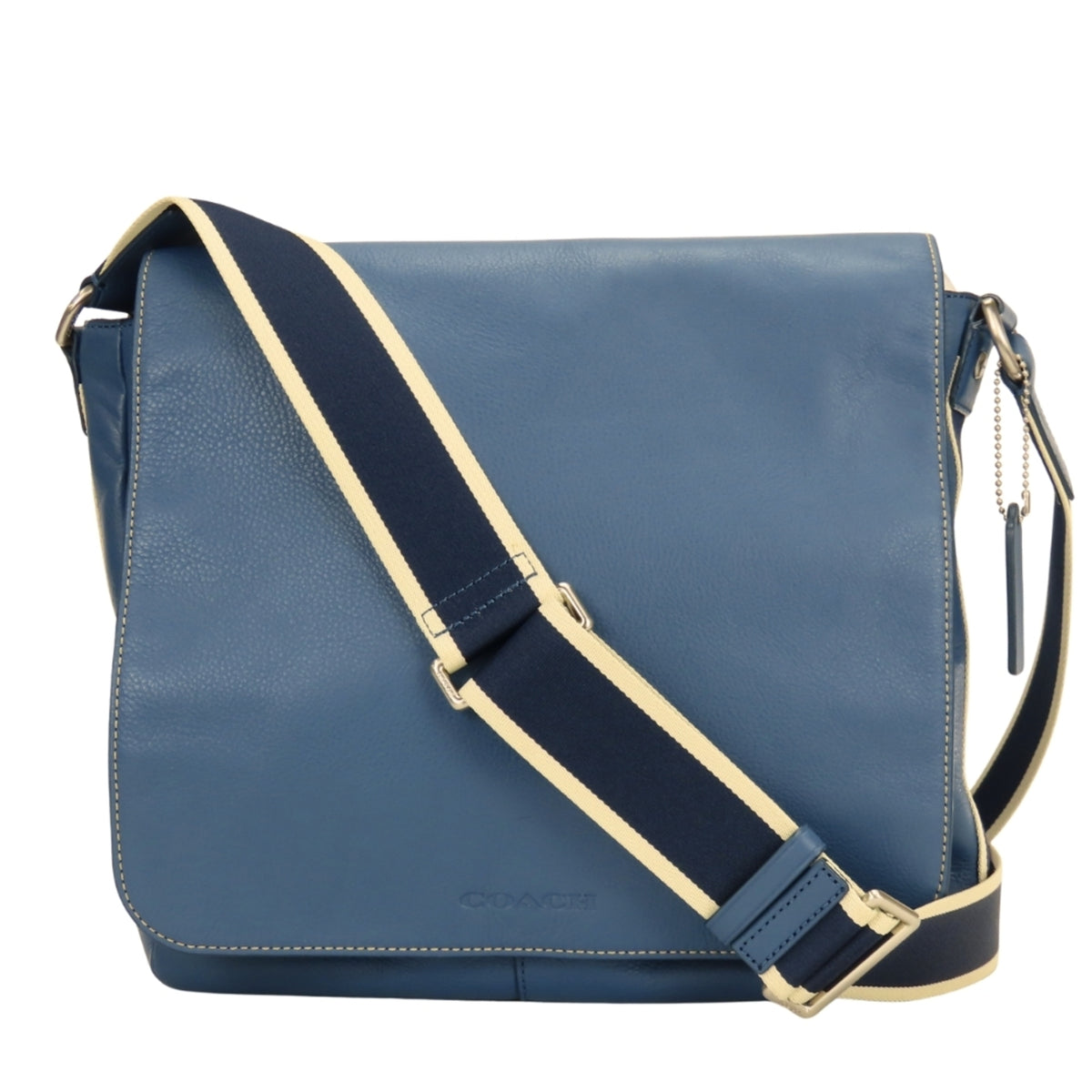 Coach Blue Leather Shoulder Bag (Pre-Owned)
