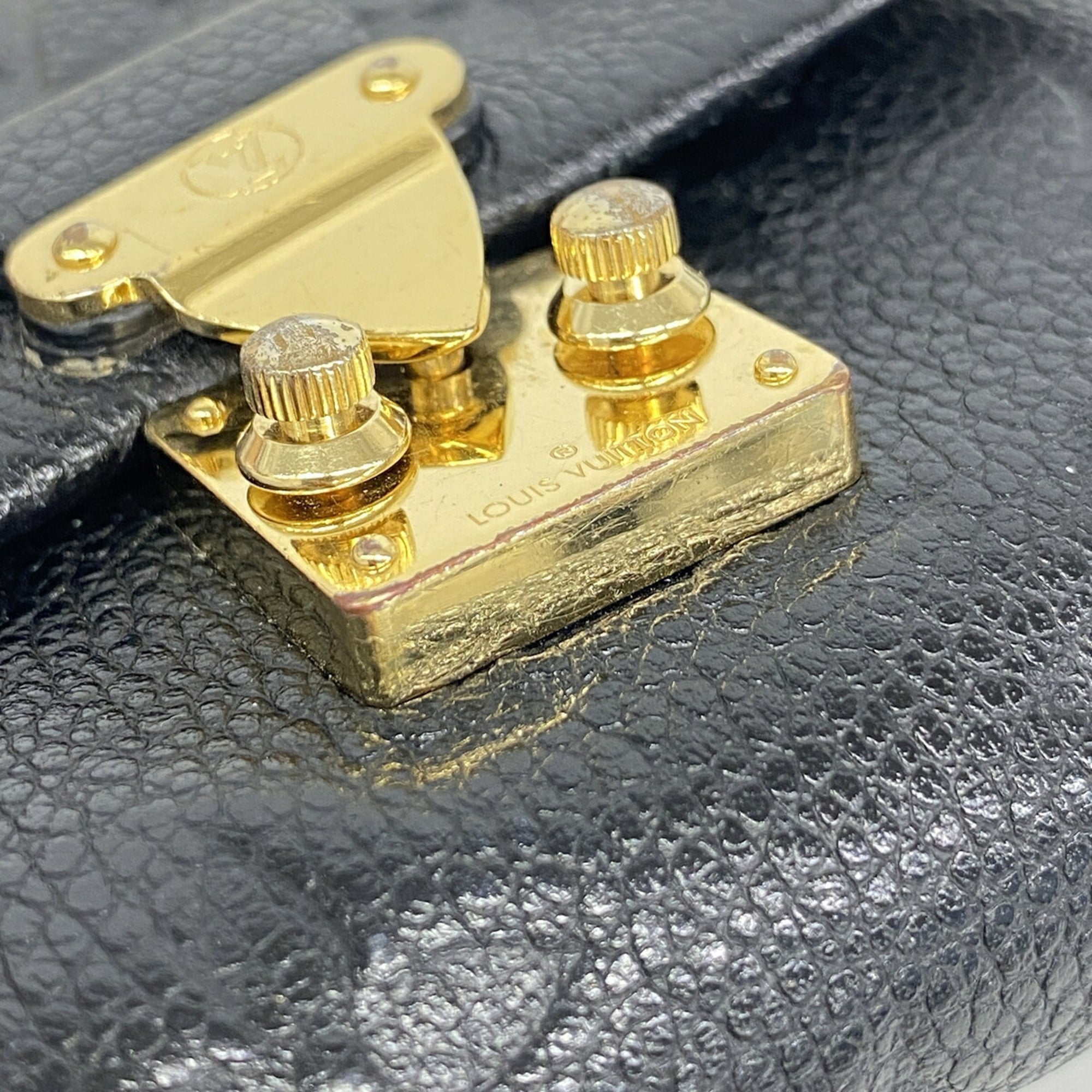 Louis Vuitton Noir Wallet (Tri-Fold) (Pre-Owned)
