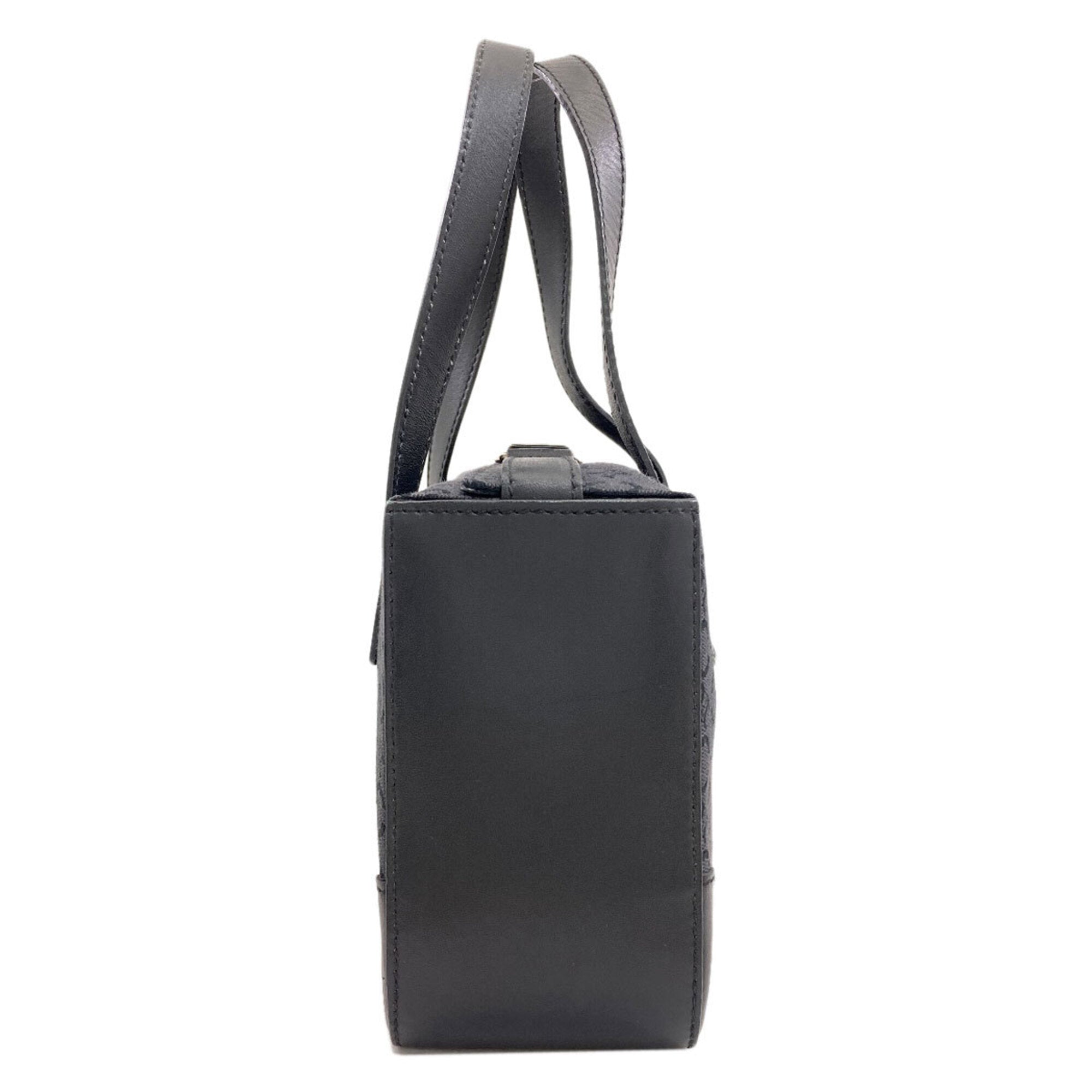 Celine Macadam Black Canvas Handbag (Pre-Owned)