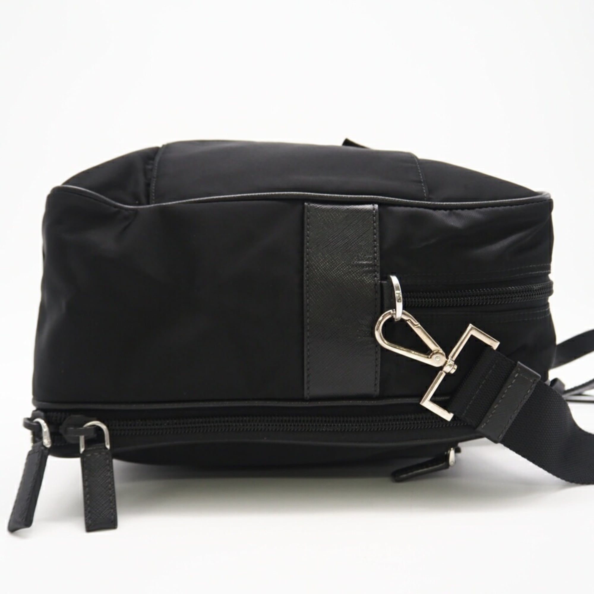 Prada Saffiano Black Saffiano Briefcase (Pre-Owned)