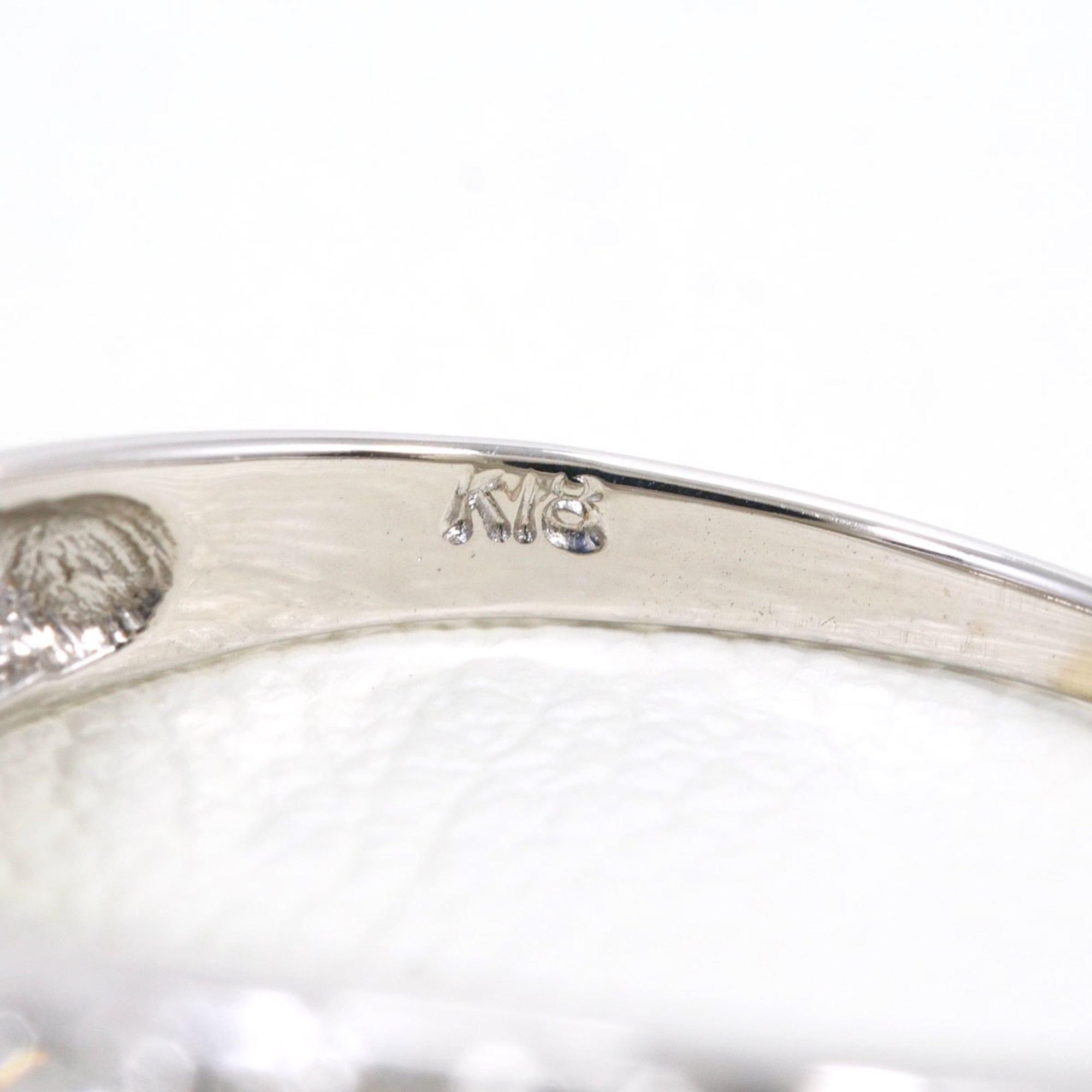 Unbranded White Gold White Gold (18K) Band Ring (Pre-Owned)