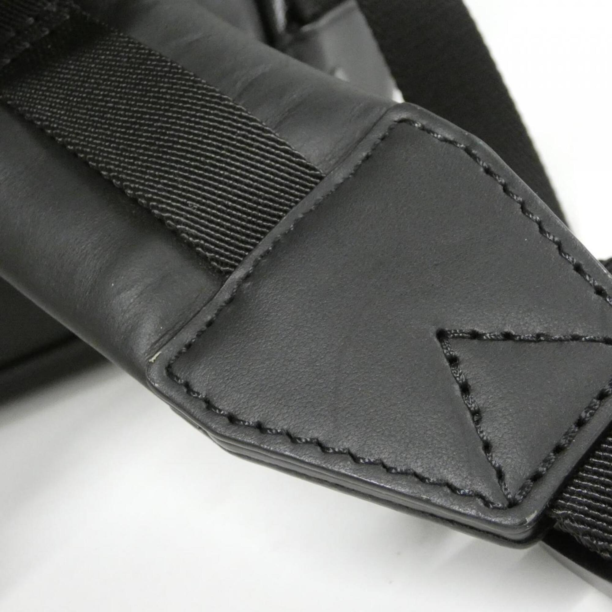 Louis Vuitton Monogram Black Coated Canvas Backpack (Pre-Owned)
