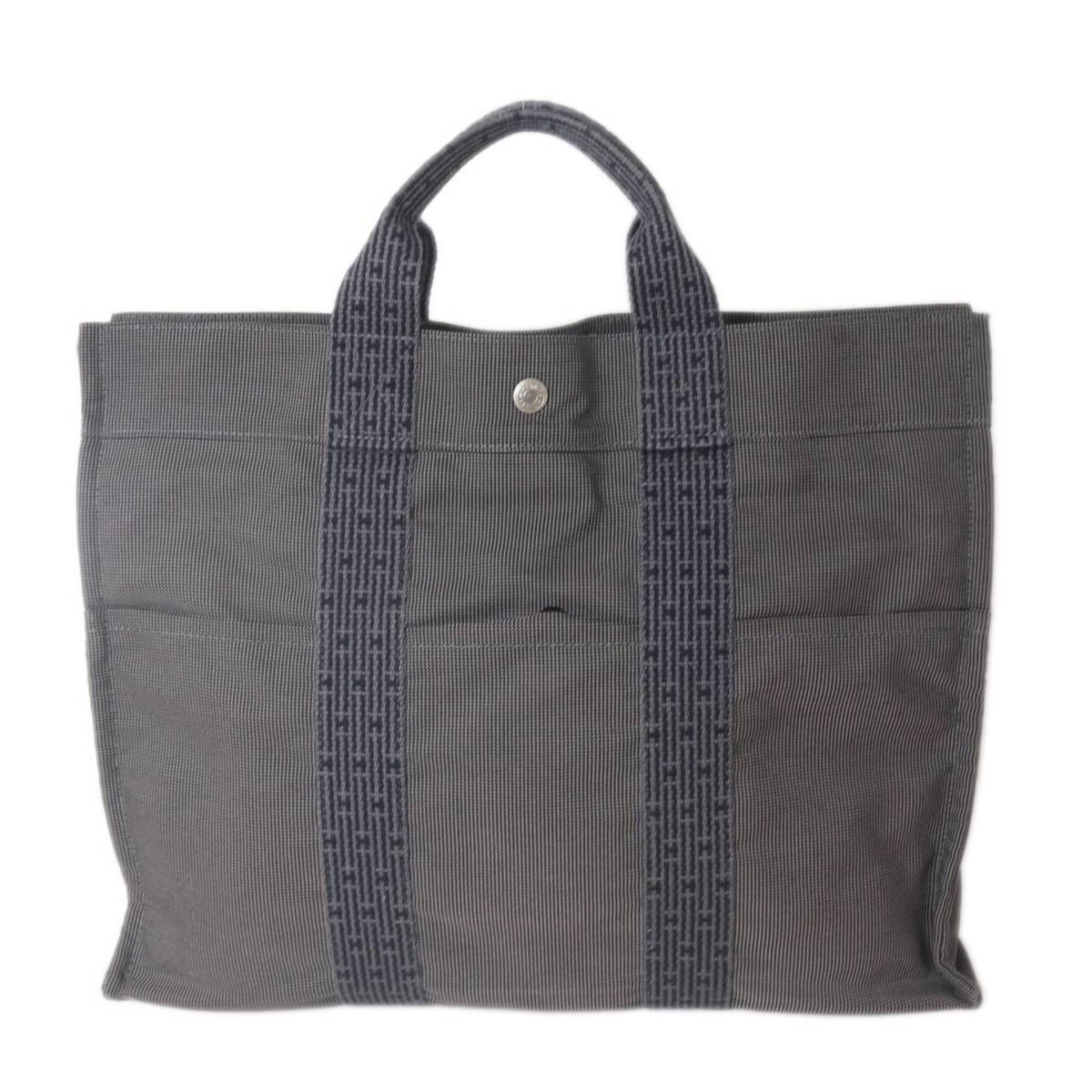 Hermes Her Line Gray Tote Bag (Pre-Owned)