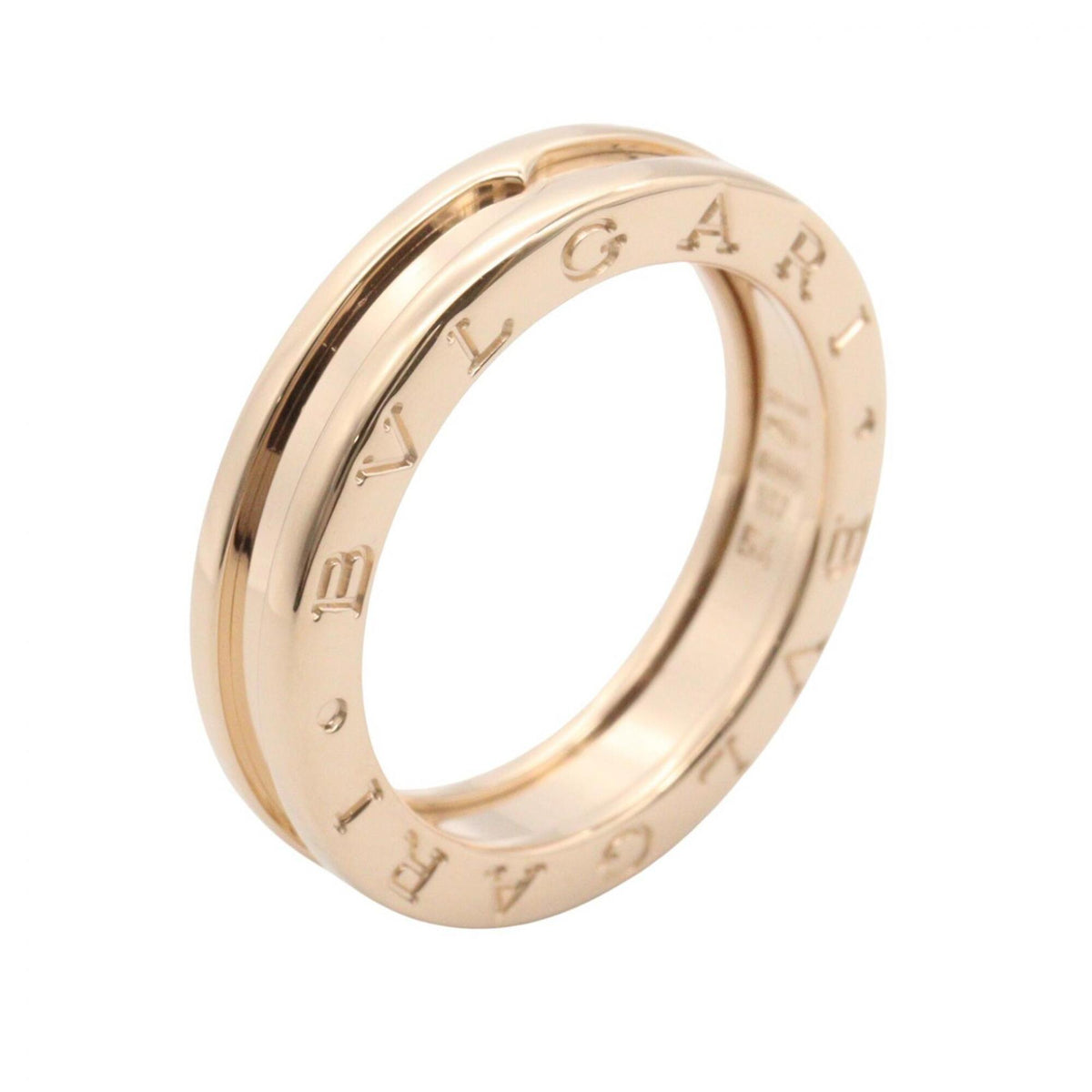 Bvlgari Gold Pink Gold (18K) Band Ring (Pre-Owned)