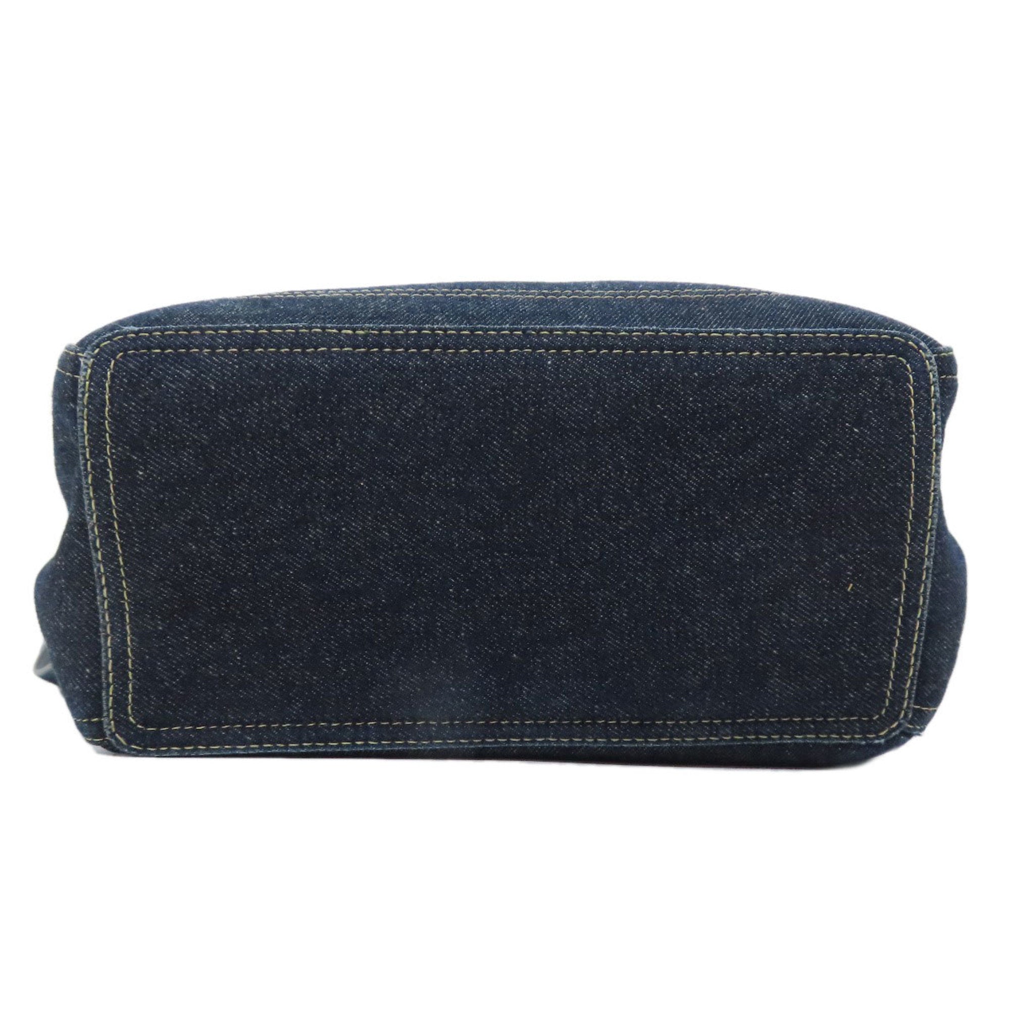 Jimmy Choo Navy Denim Backpack (Pre-Owned)