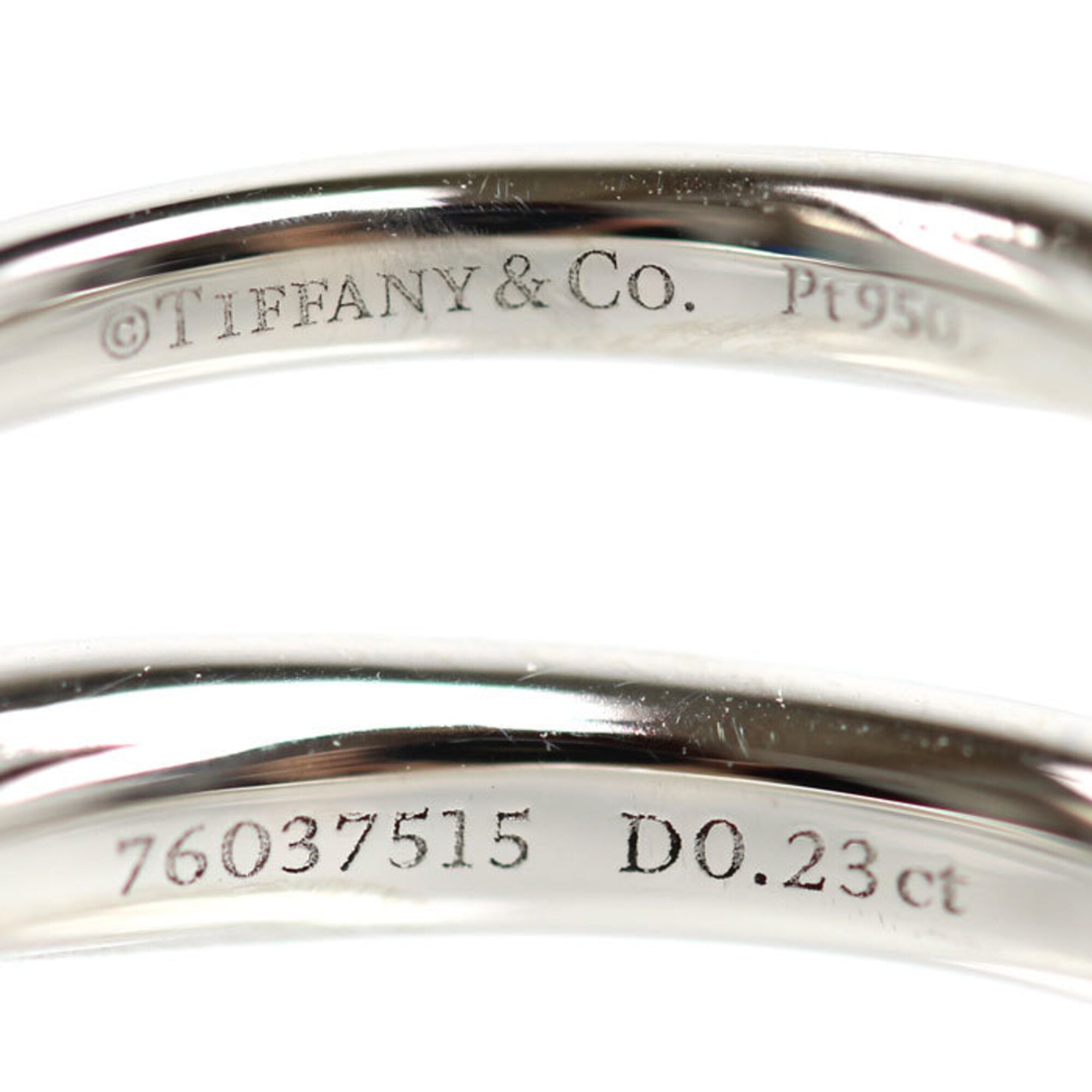 Tiffany Platinum 950 Band Ring (Pre-Owned)