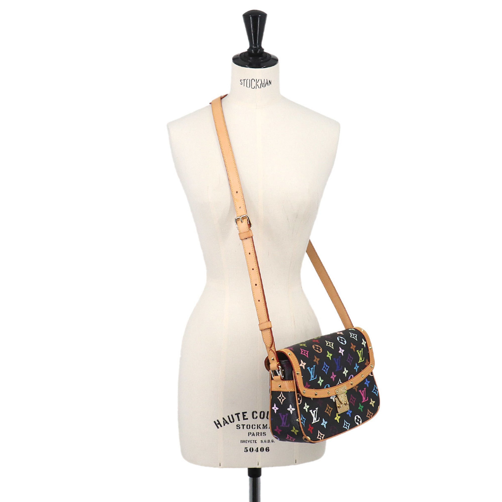 Louis Vuitton Multi-Color Noir Monogram Multicolore Shoulder Bag (Pre-Owned)