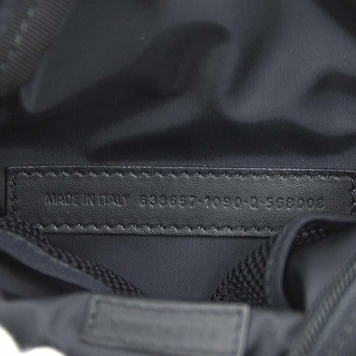 Balenciaga Black Nylon Messenger Bag Shoulder Bag (Pre-Owned)